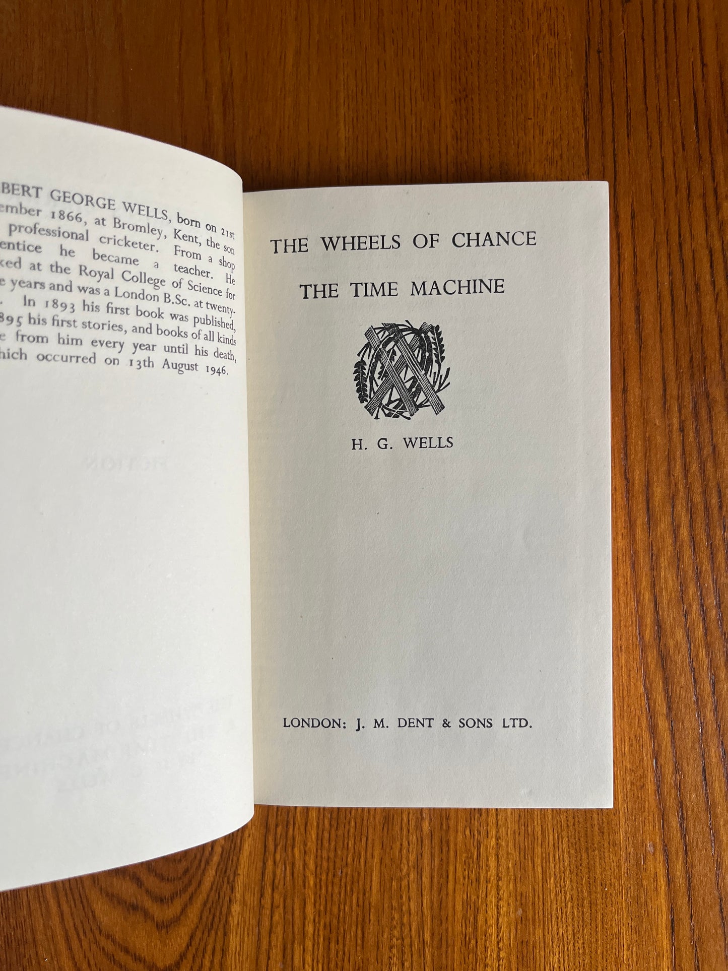 The Time Machine & The Wheels of Chance - HG Wells