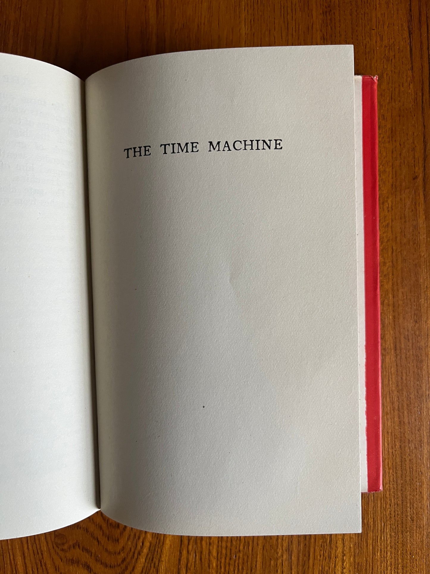 The Time Machine & The Wheels of Chance - HG Wells