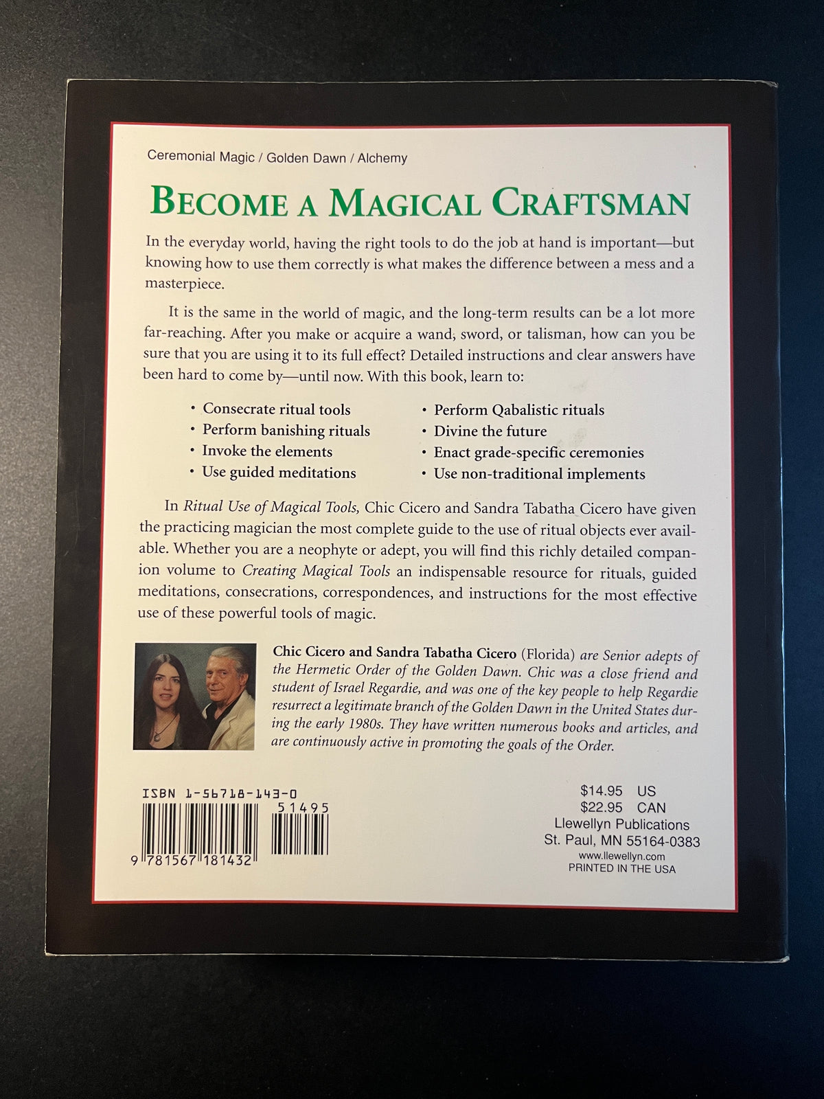 Two Books: The Magician's Art and Craft - Chic & Sandra Tabatha Cicero