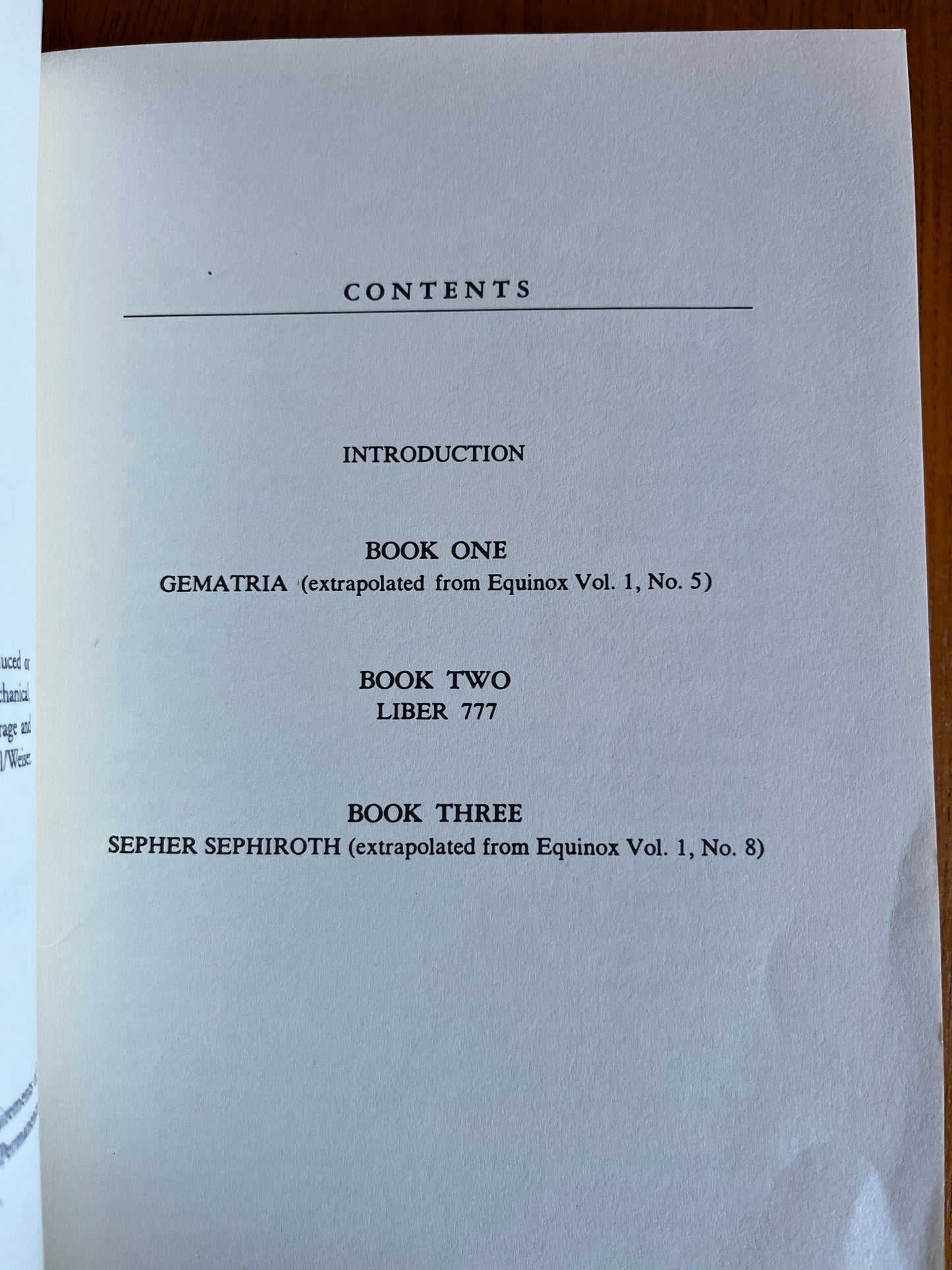 777 and Other Qabalistic Writings of Aleister Crowley