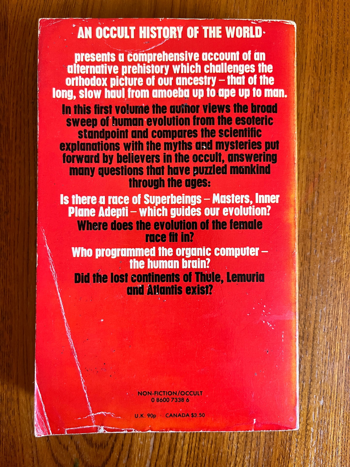 An Occult History of the World - J H Brennan (First Edition)