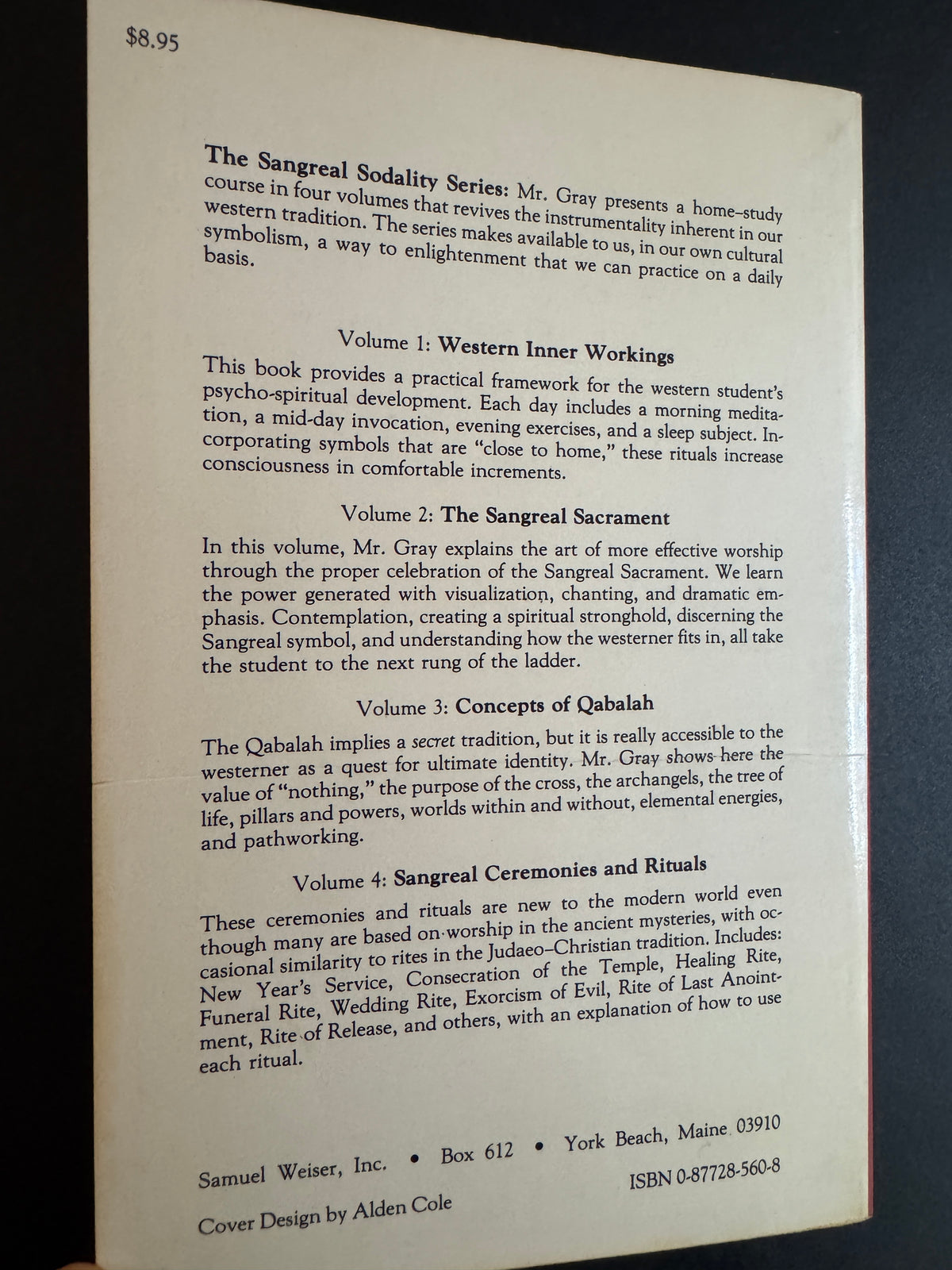 Wester Inner Workings - William G Gray (First Edition)