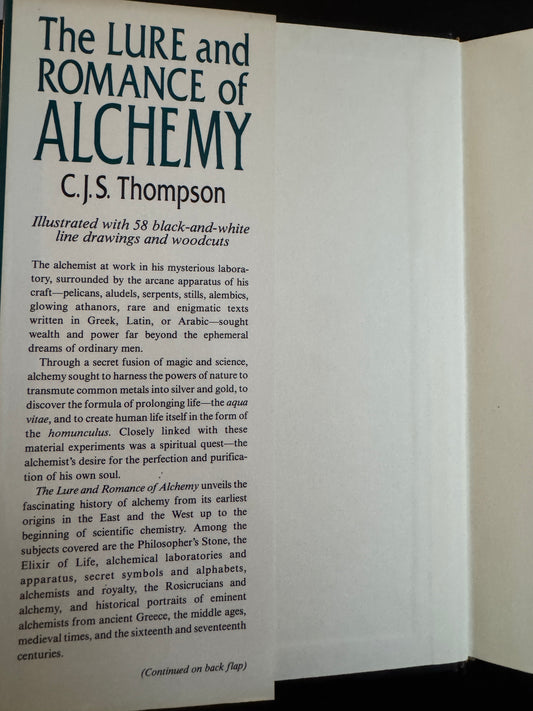The Lure and Romance of Alchemy - C J S Thompson (First Edition Thus)