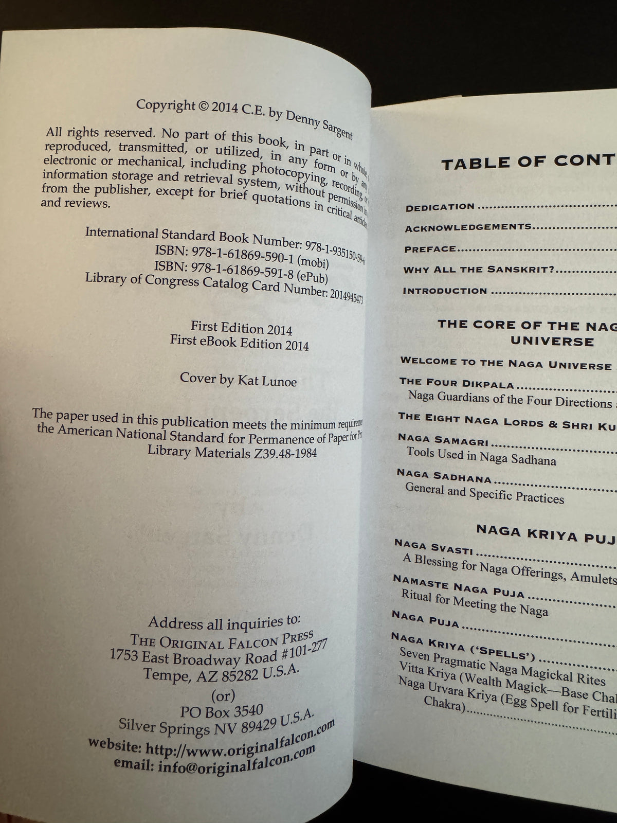 Naga Magick: The Wisdom of the Serpent Lords - Denny Sargent (First Edition)