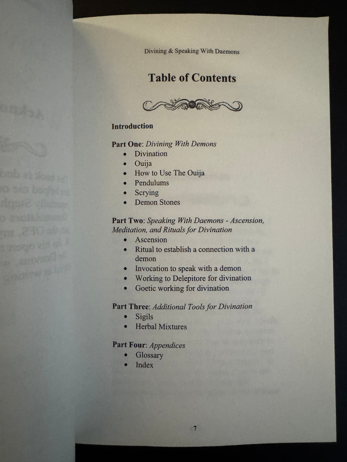 Divining & Speaking With Daemons: A Practical Guide - J Thorp (First Edition)