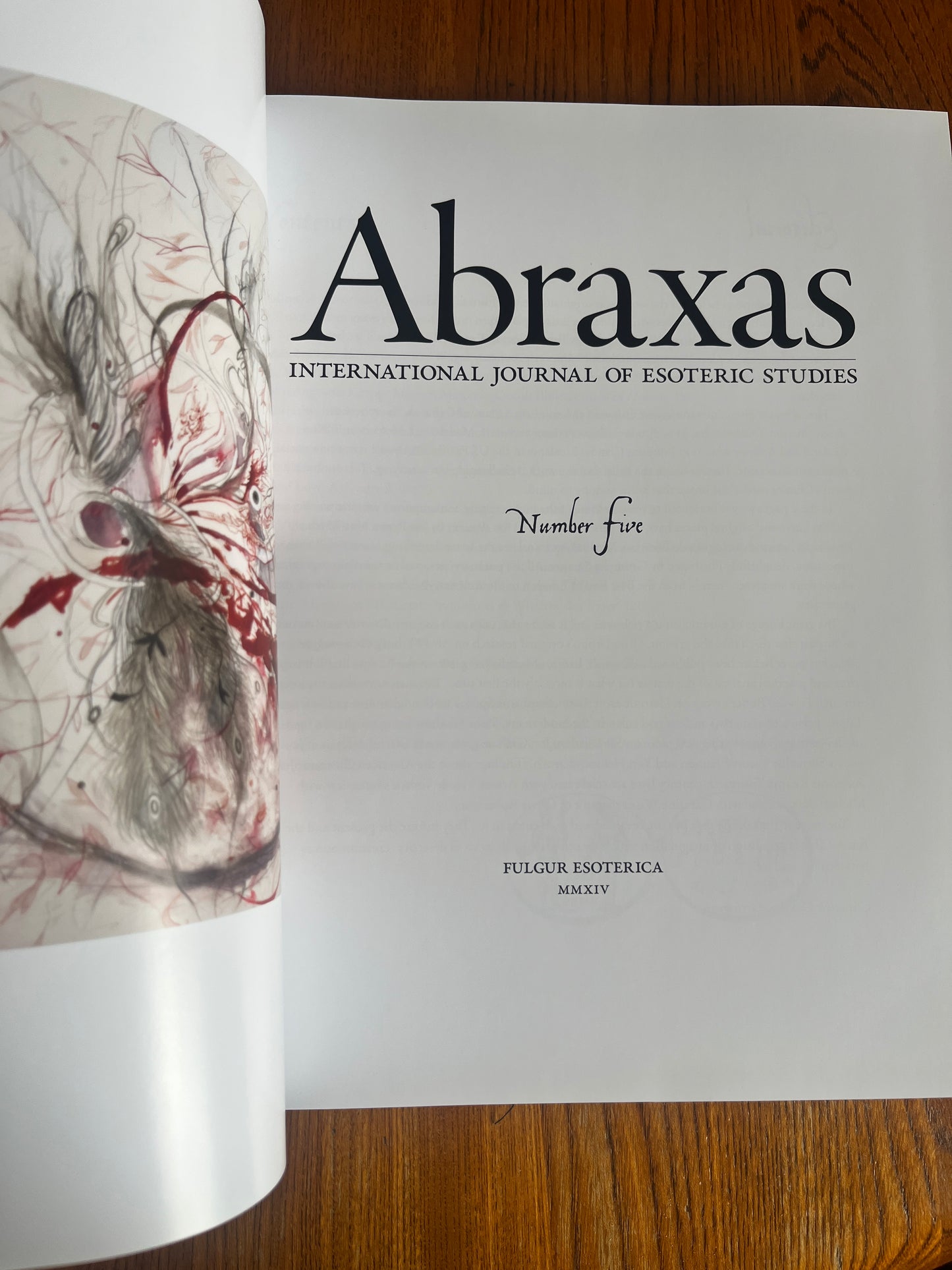 Abraxas Journal Issue Five Special Edition - Fulgur (2014)