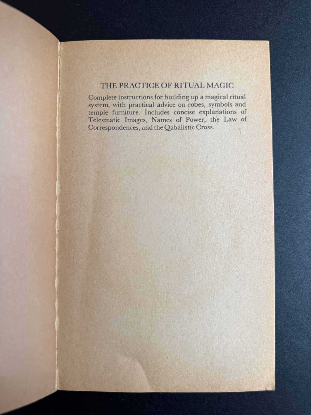 The Practice of Ritual Magic - Gareth Knight (First Edition 1976)