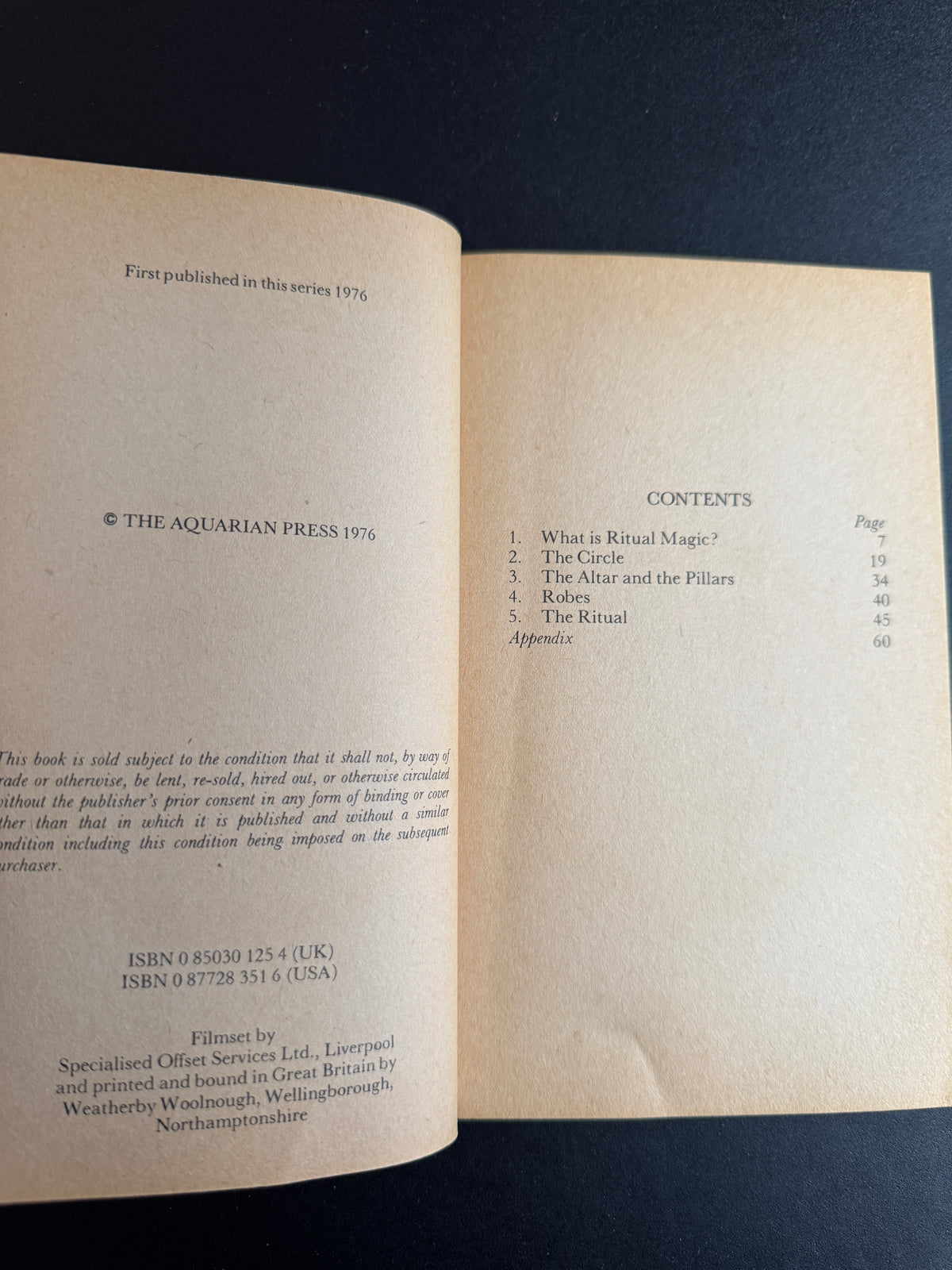 The Practice of Ritual Magic - Gareth Knight (First Edition 1976)