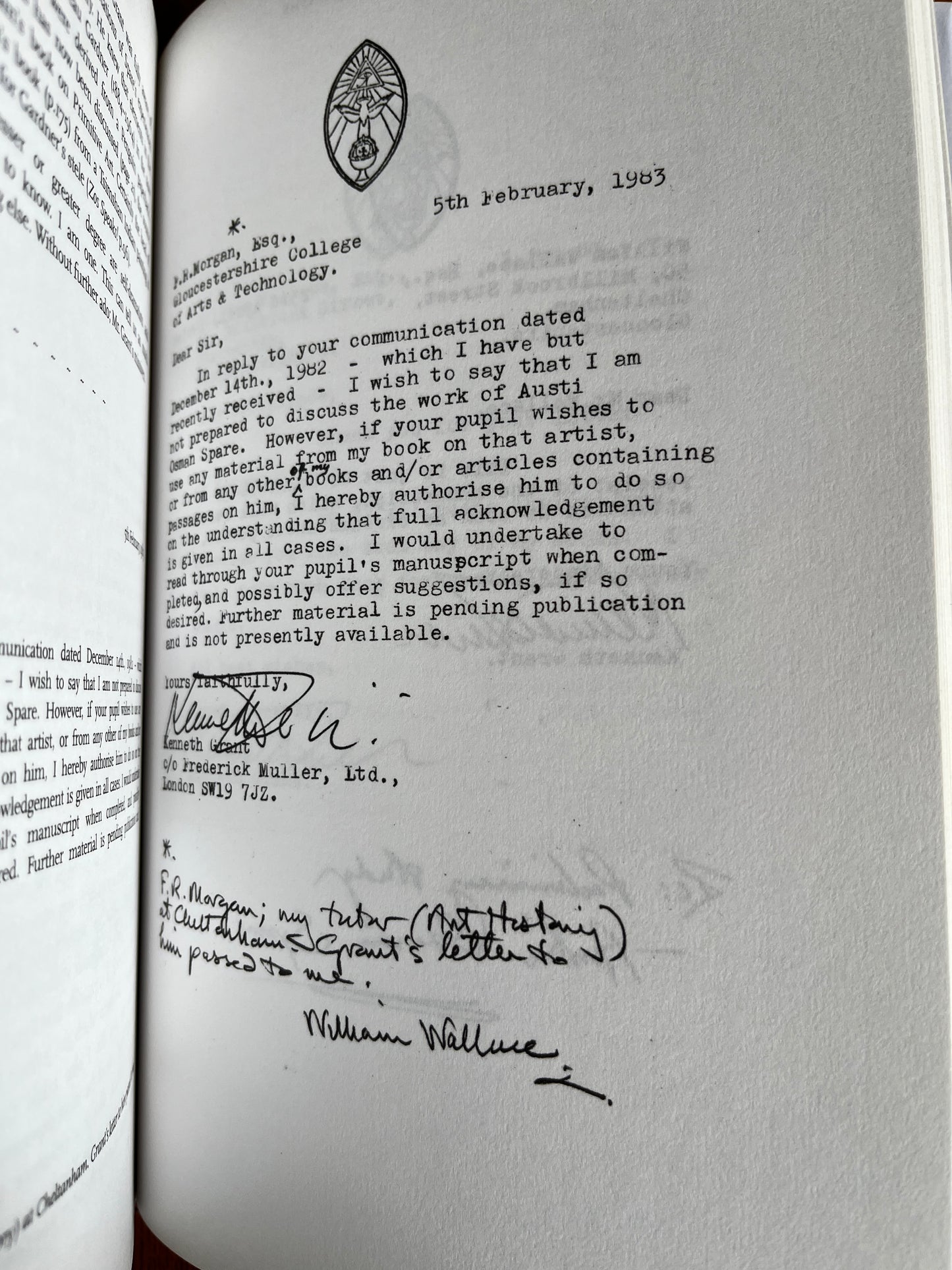 The Catalpa Monographs: A Critical Survey of Austin Osman Spare - Dr William Wallace (SIGNED LIMITED EDITION)