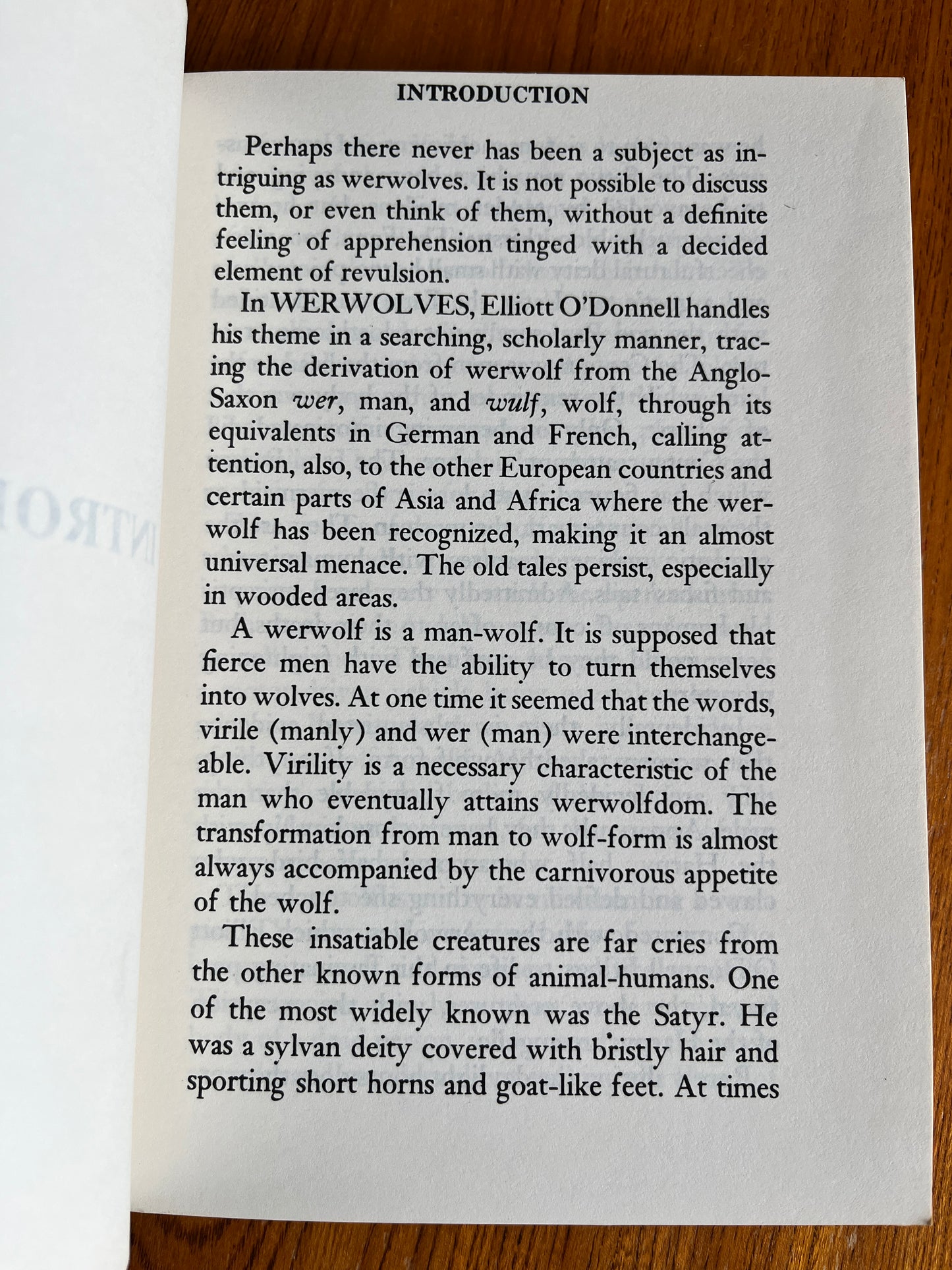 Werwolves - Elliot O'Donnell (1972 Paperback)