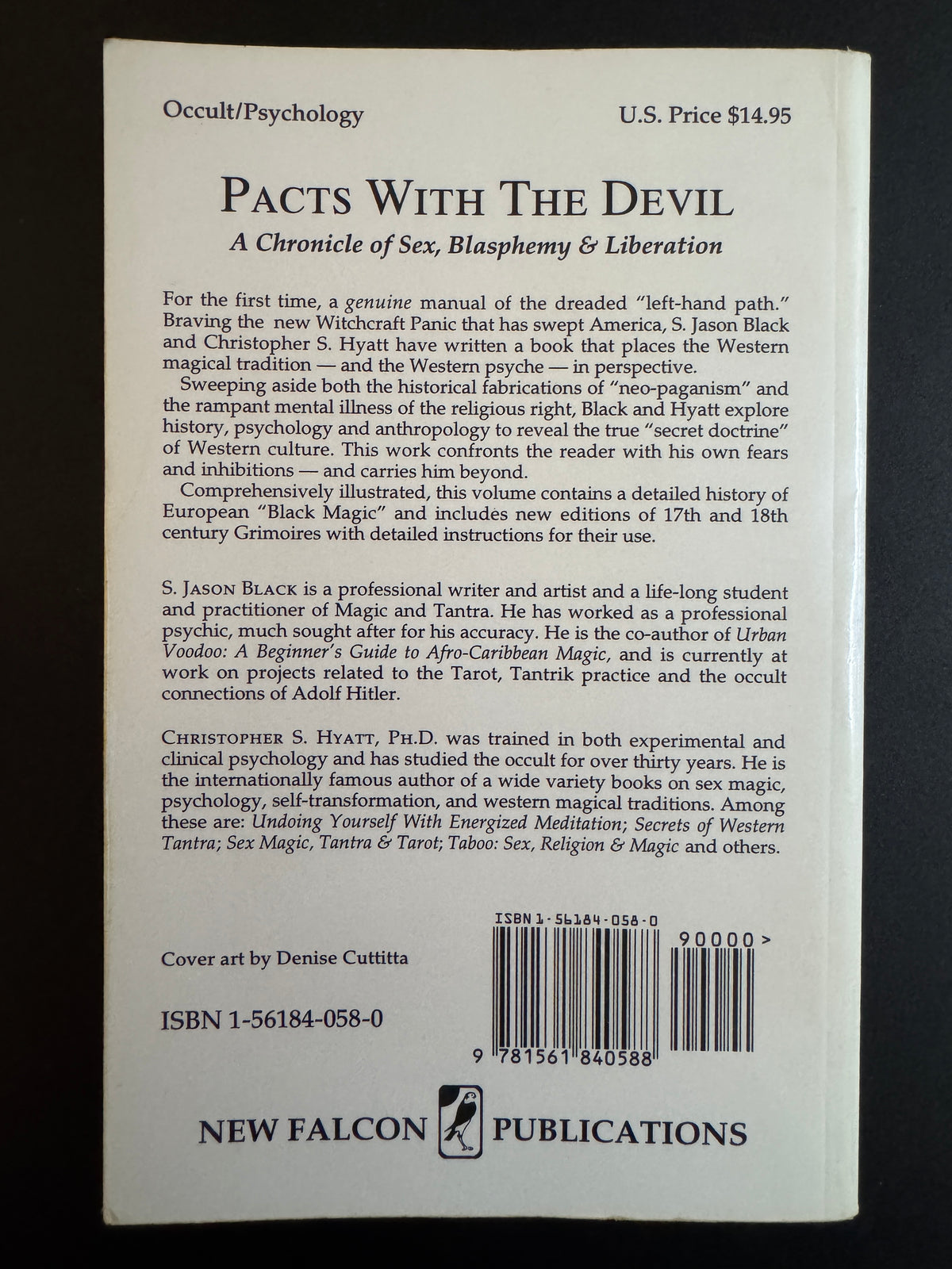 Pacts with the Devil: A Chronicle of Sex, Blasphemy & Liberation - S Jason Black & Christopher S Hyatt, Ph. D. (