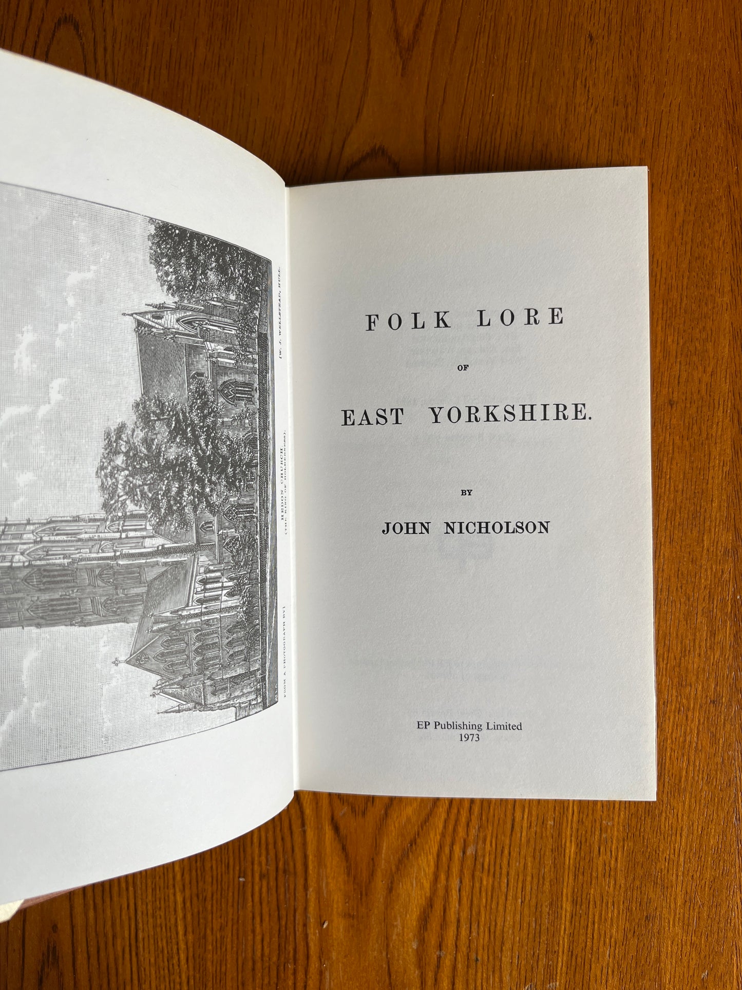 Folk Lore of East Yorkshire - John Nicholson