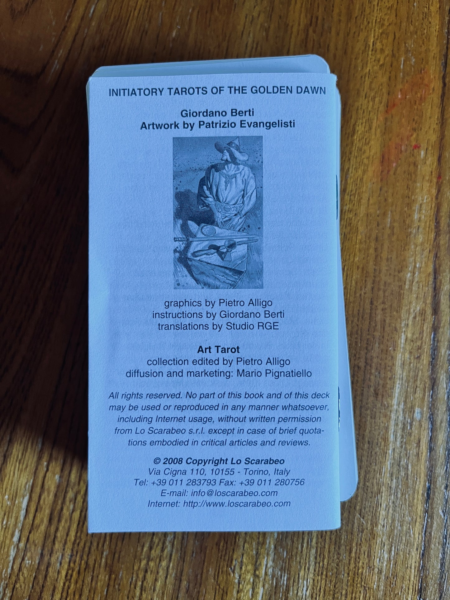 Initiatory Tarot of the Golden Dawn - Giordano Berti and Patrizio Evangelisti