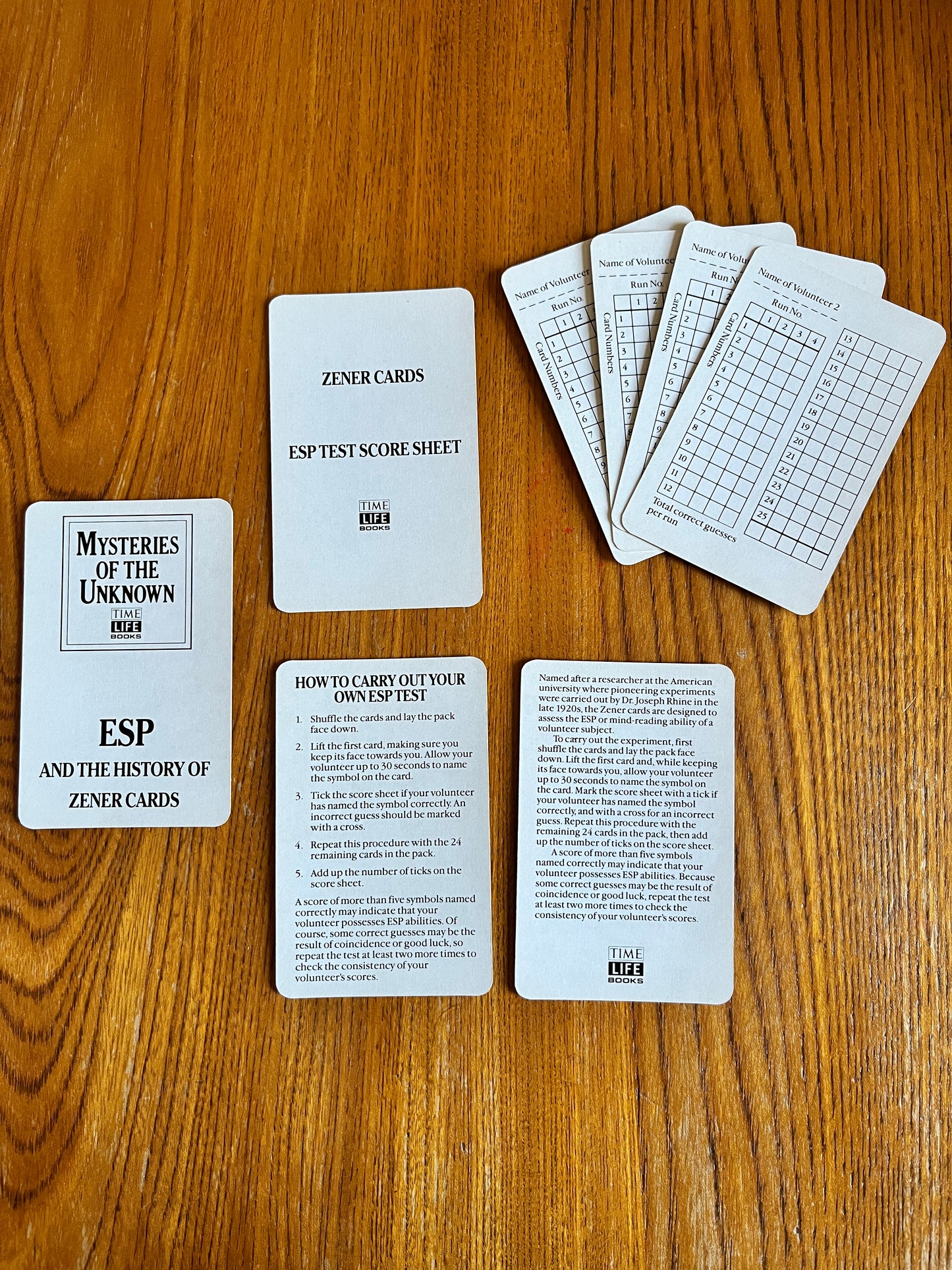 Zener Cards