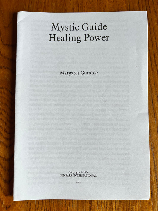 Mystic Guide Healing Power - Margaret Gumble (Finbarr First Edition)