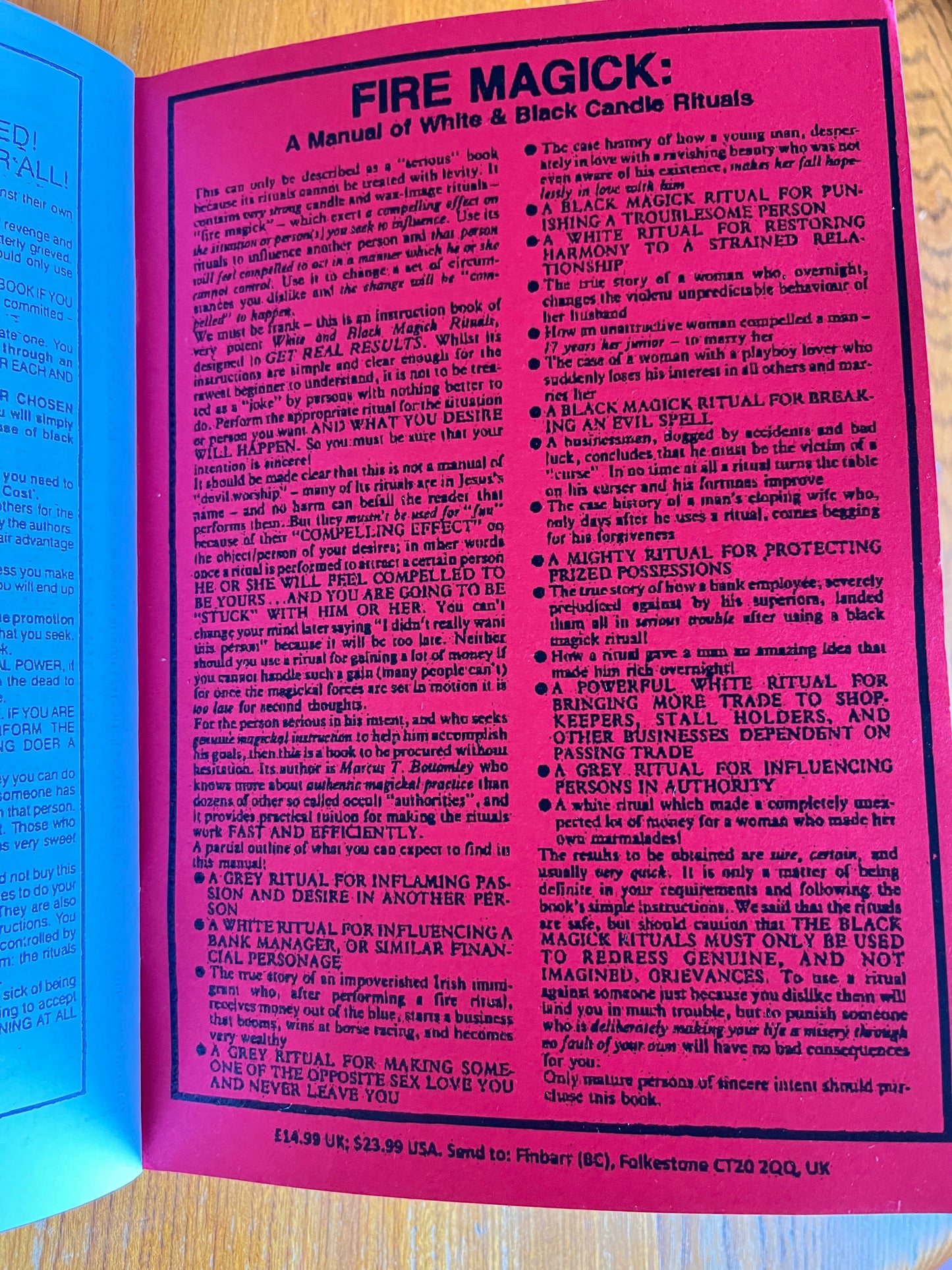 The Strange & Awesome Power of Medieval Magick - Godfrey de Mortain (Finbarr First Edition)