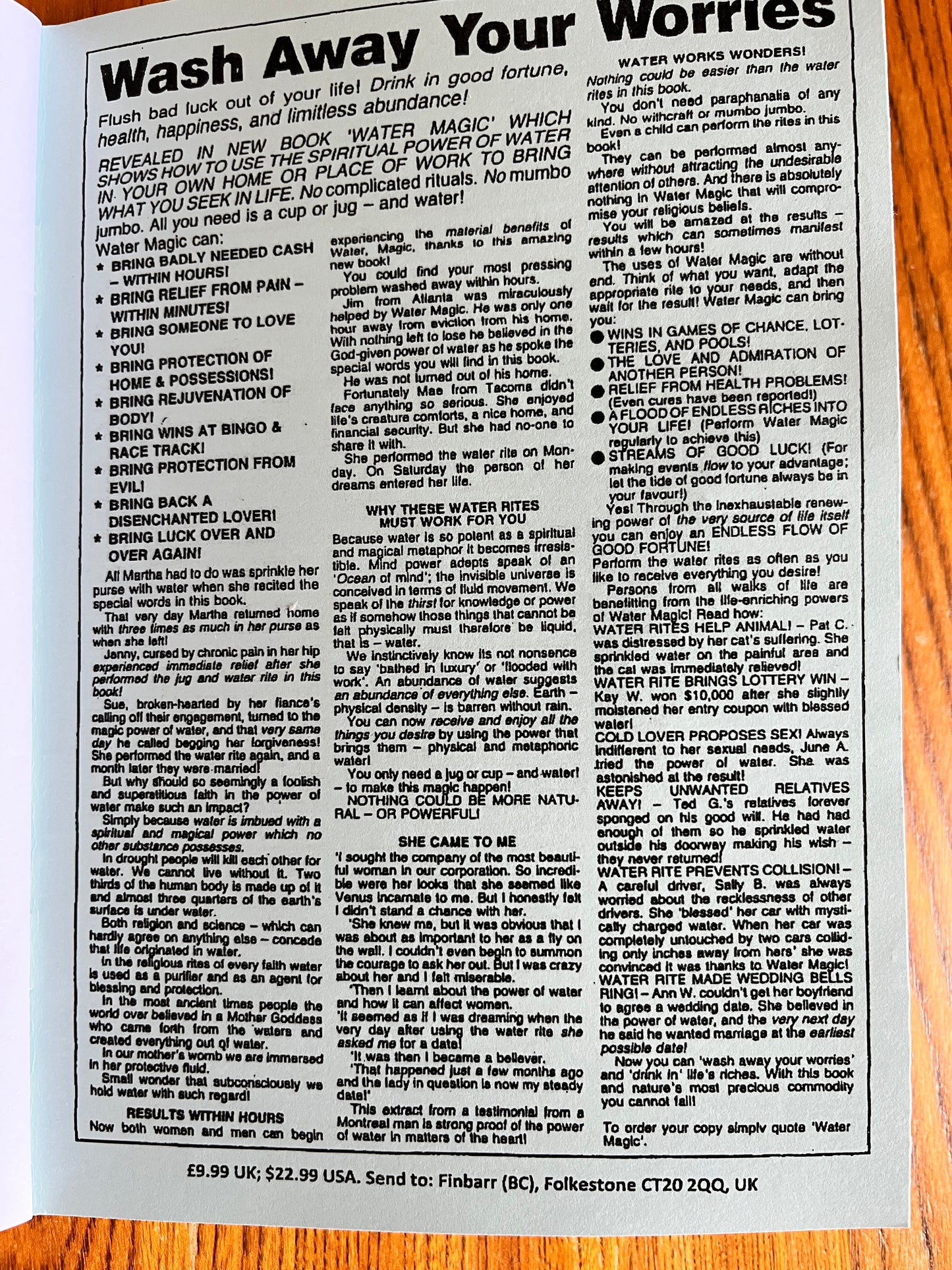 Powerful Magic Words: Fulfil You Fondest Dreams - J. Pike (Finbarr First Edition 1991)