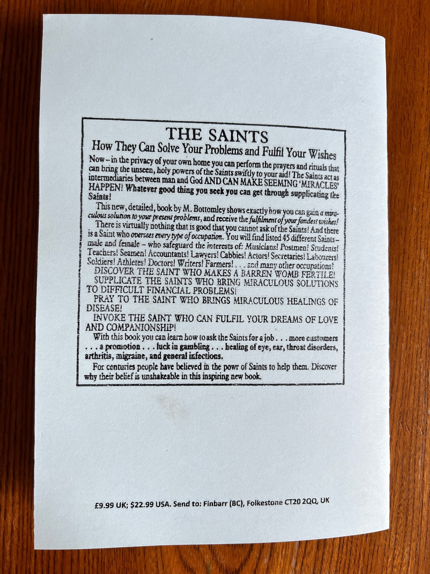 Powerful Magic Words: Fulfil You Fondest Dreams - J. Pike (Finbarr First Edition 1991)