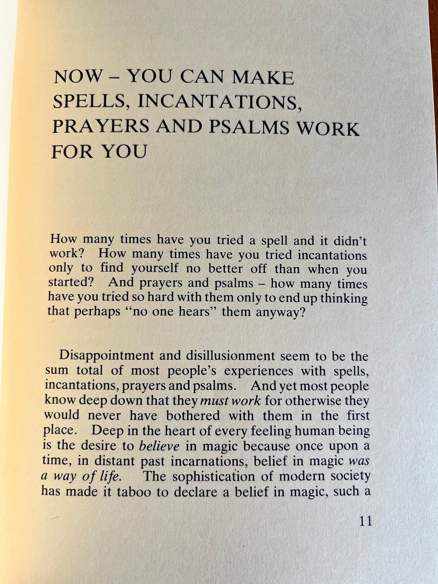 How to Tap the Magic Power in Spells, Incantations, Prayers & Psalms - Geoffrey B. Samson (Finbarr First Edition 1981)