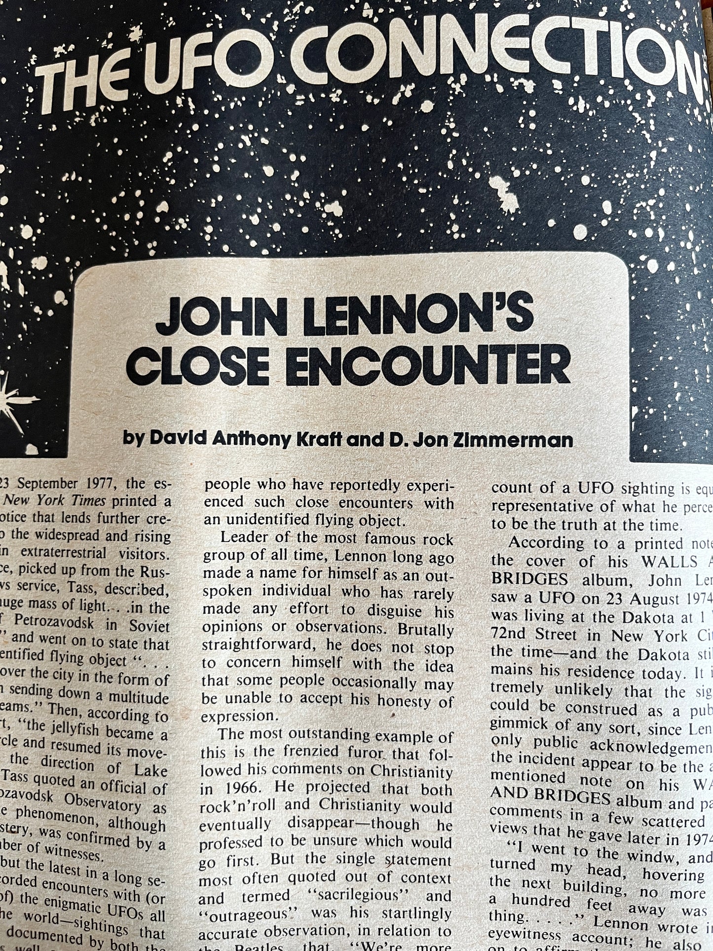 UFO Connection! Magazine feat. Robert Anton Wilson