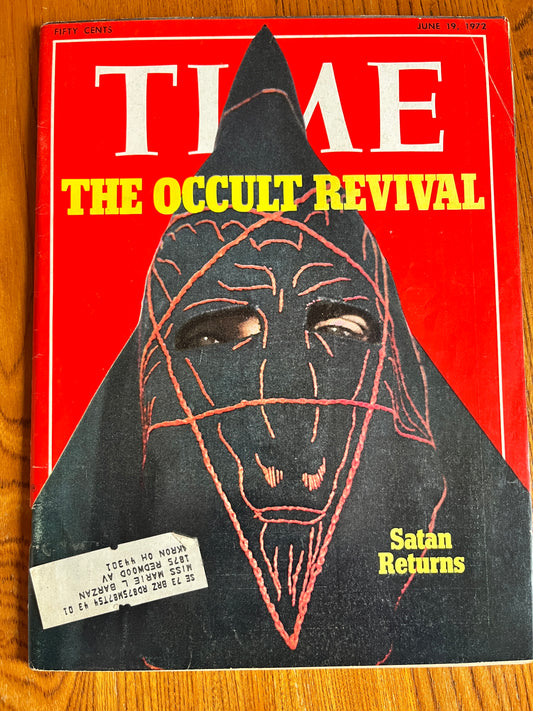 The Occult Revival - 1972 TIME Magazine (RARE)