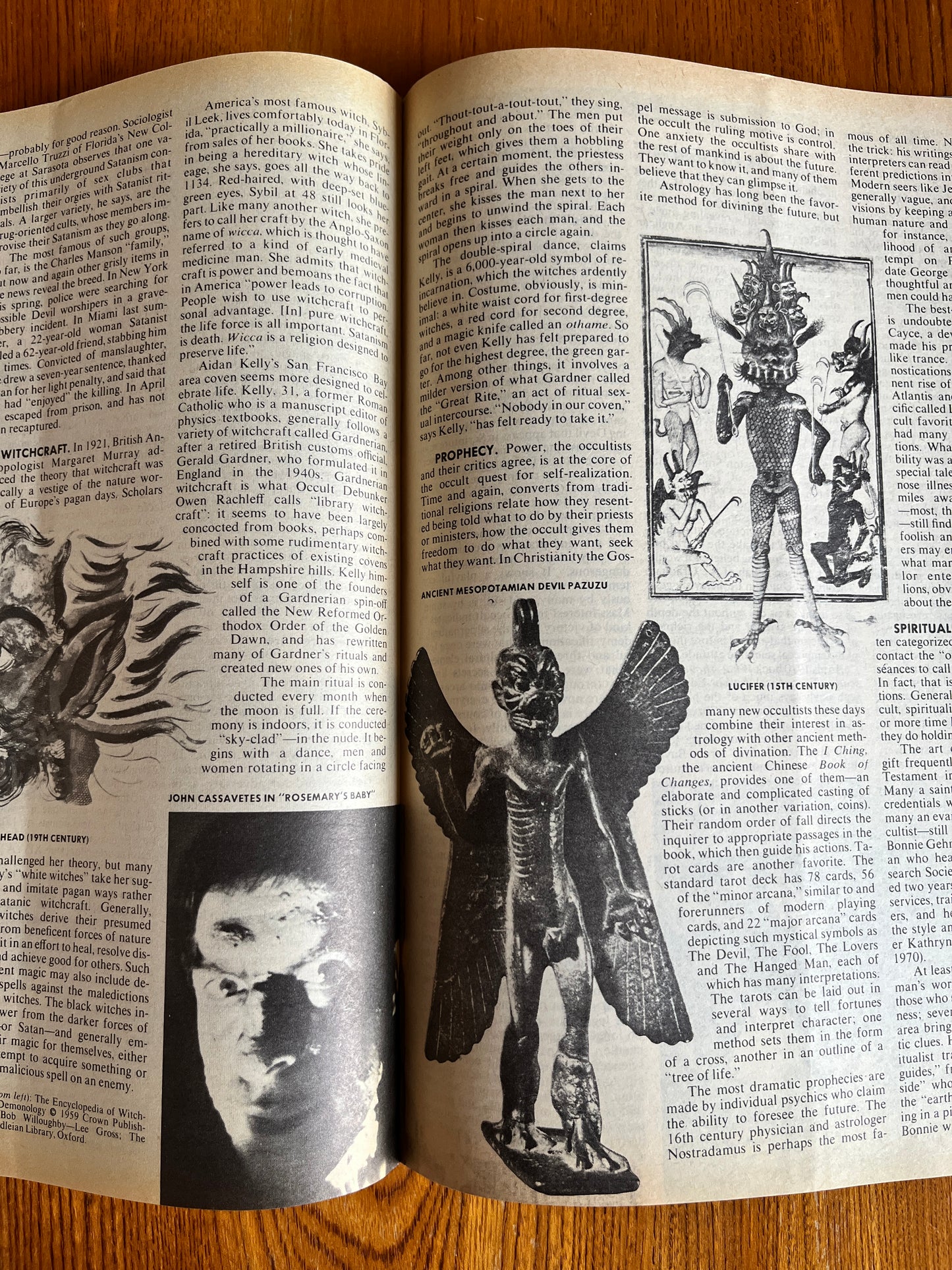 The Occult Revival - 1972 TIME Magazine (RARE, NO SUBSCRIBER STICKER TO COVER)