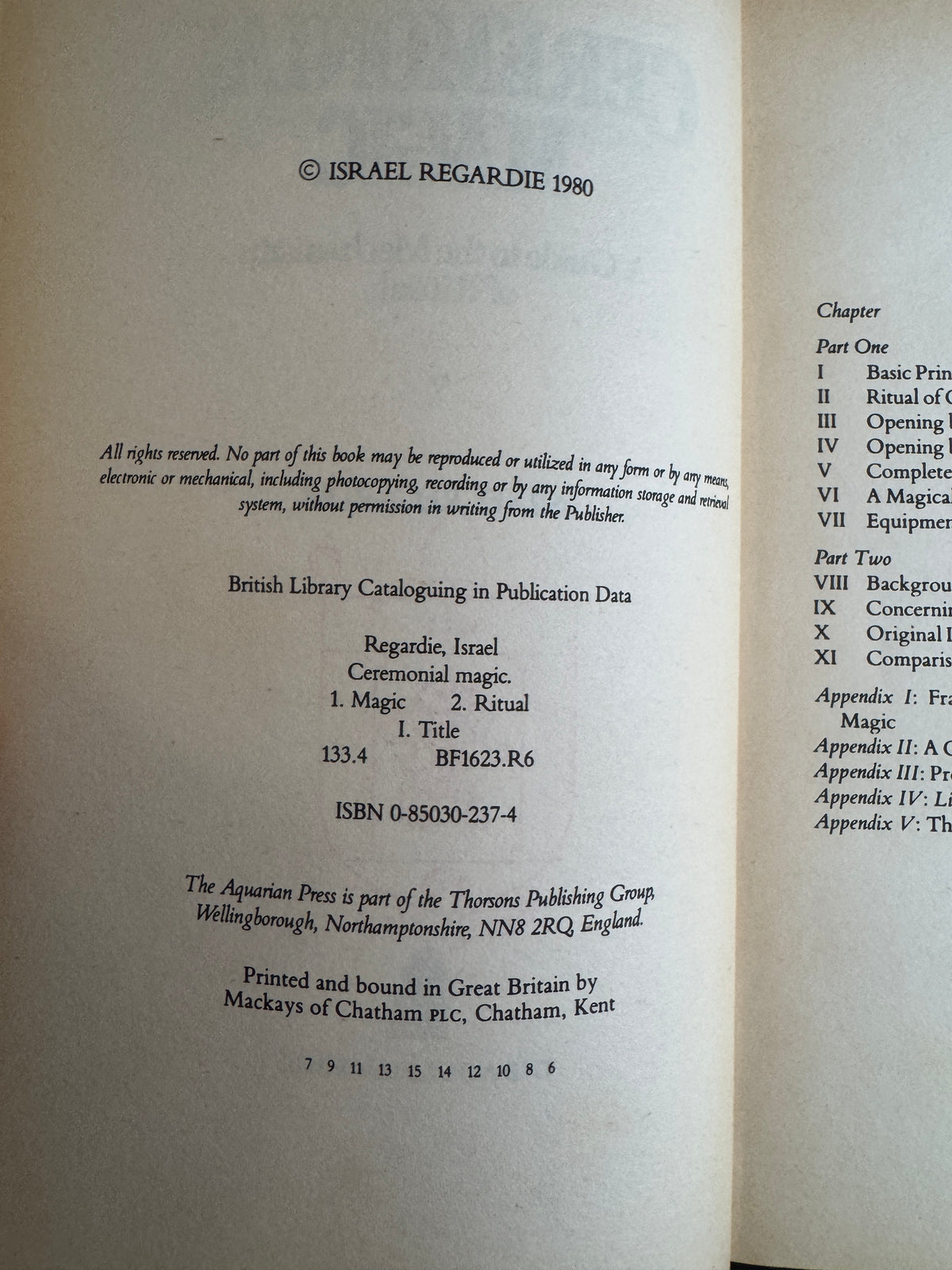 Ceremonial Magic: A Guide to the Mechanics of Ritual - Israel Regardie