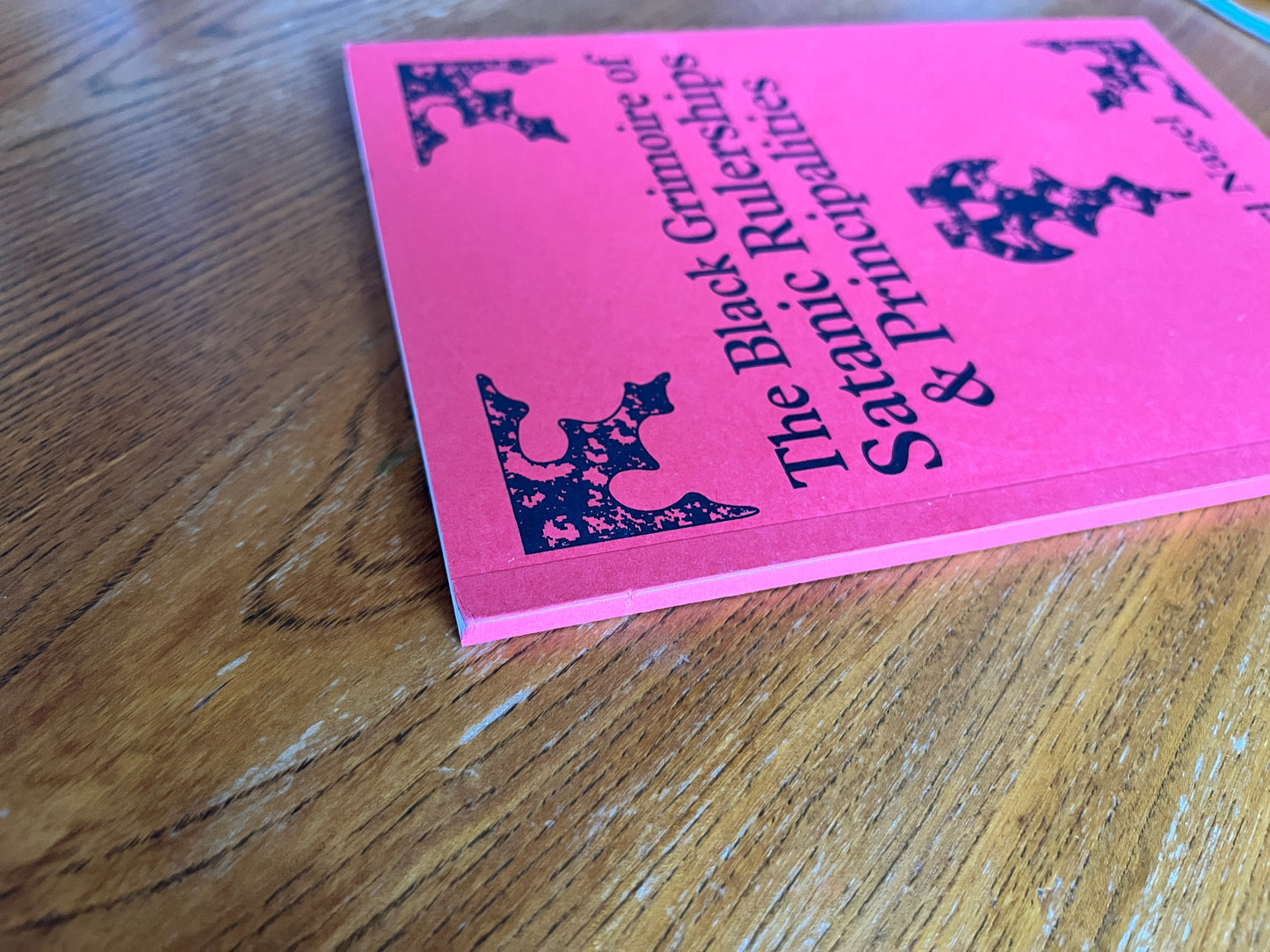 The Black Grimoire of Satanic rulerships & Principalities - Carl Nagel (Finbarr First Edition)