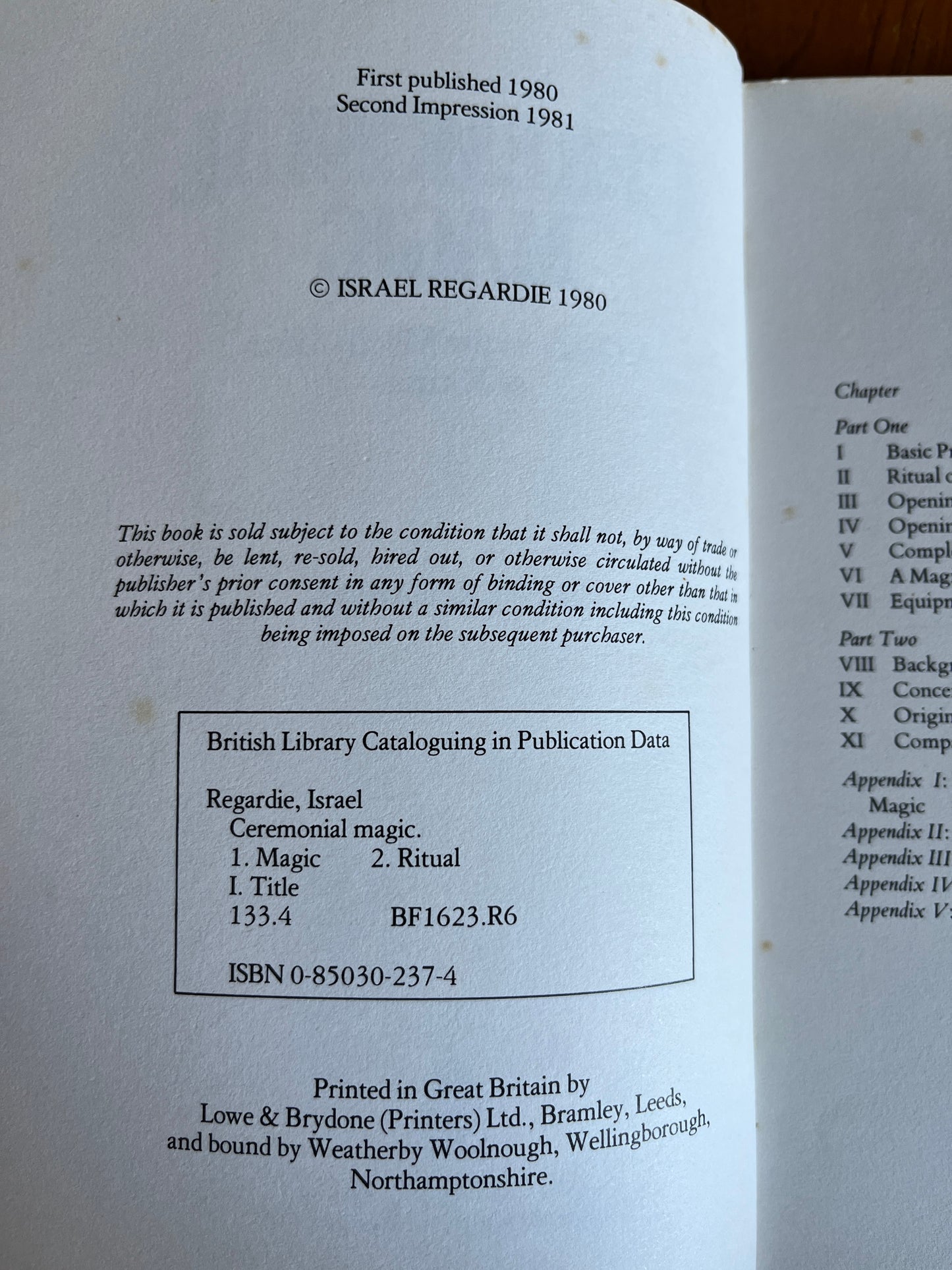 Ceremonial Magic: A Guide to the Mechanics of Ritual - Israel Regardie
