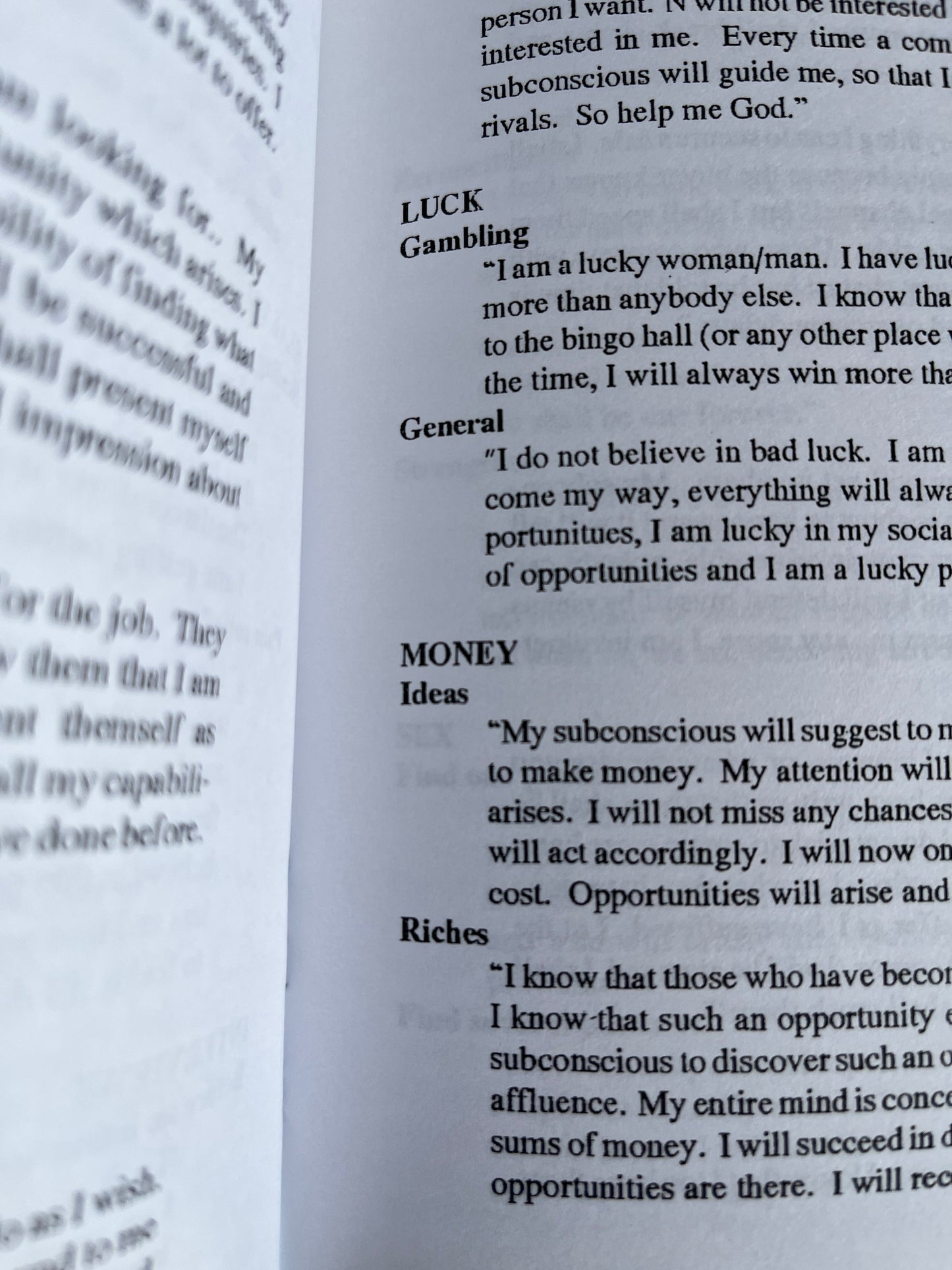 Mystic Affirmations - Beryl Marsh (Finbarr First Edition 1996)