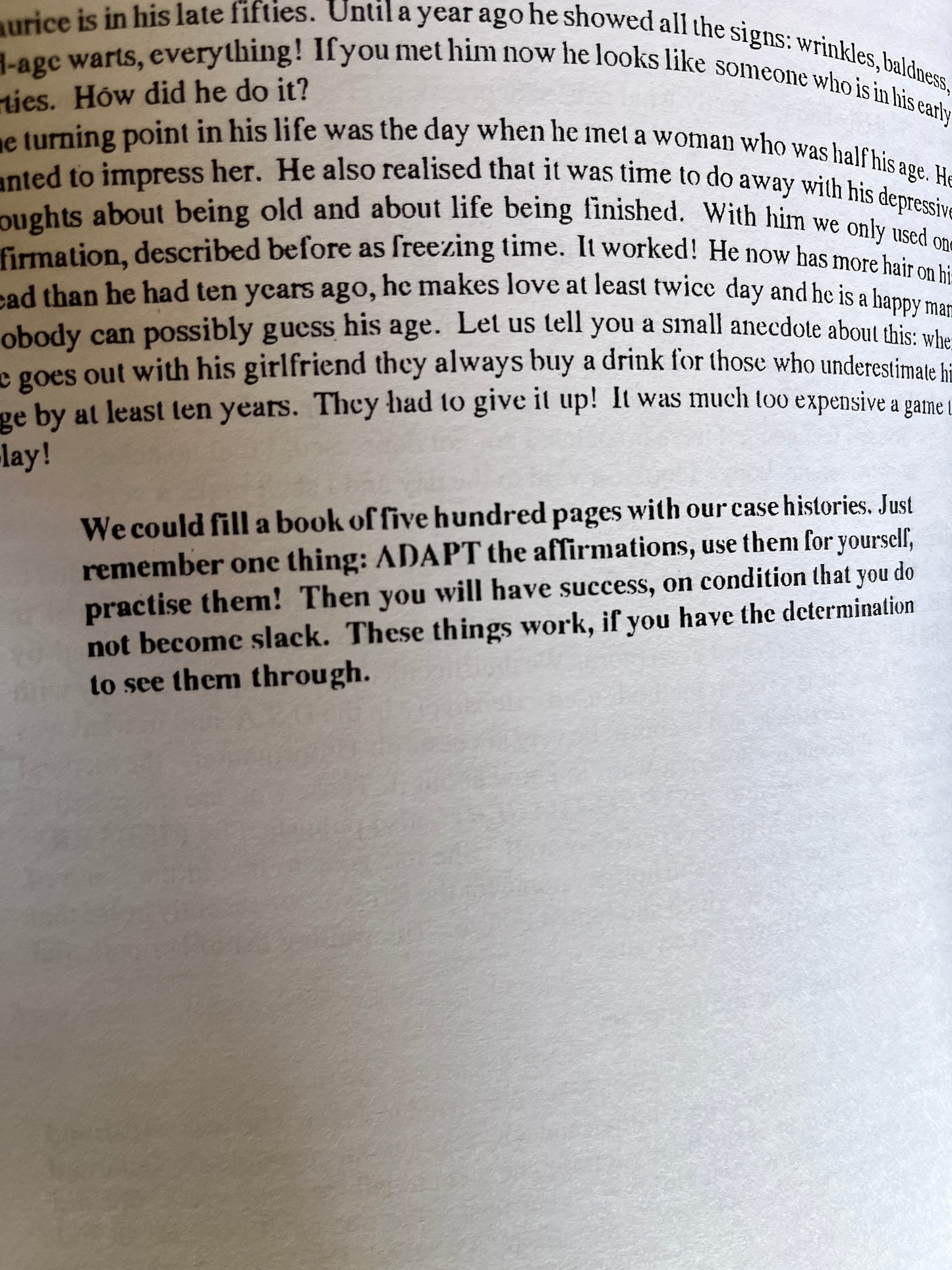 Mystic Affirmations - Beryl Marsh (Finbarr First Edition 1996)