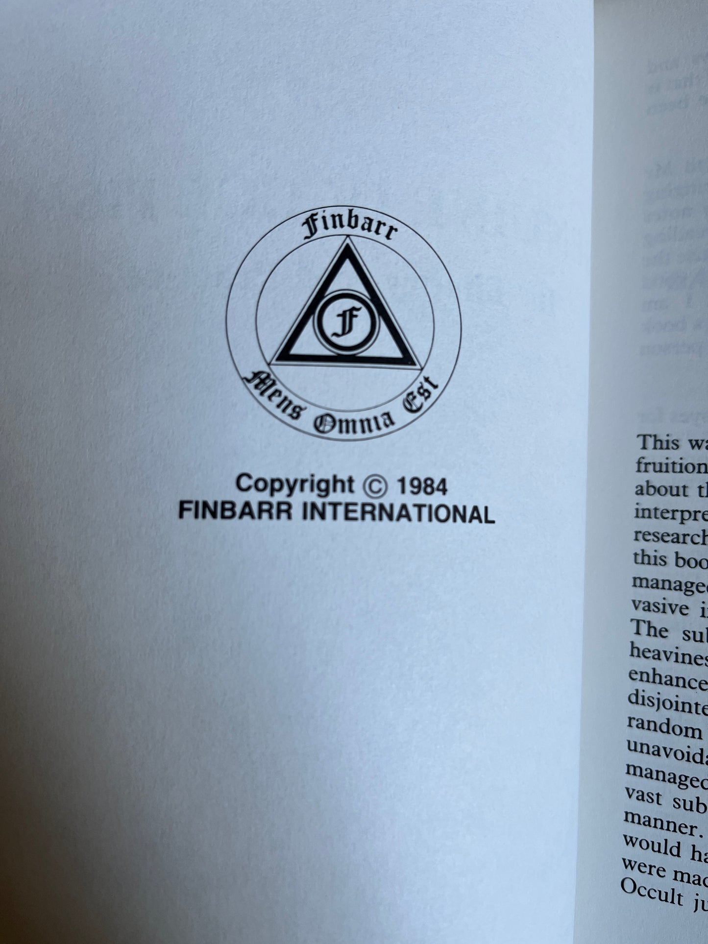 Genuine Occultism: Its Theory and Practice - Wilfred Jenkins (Finbarr First Edition 1984)