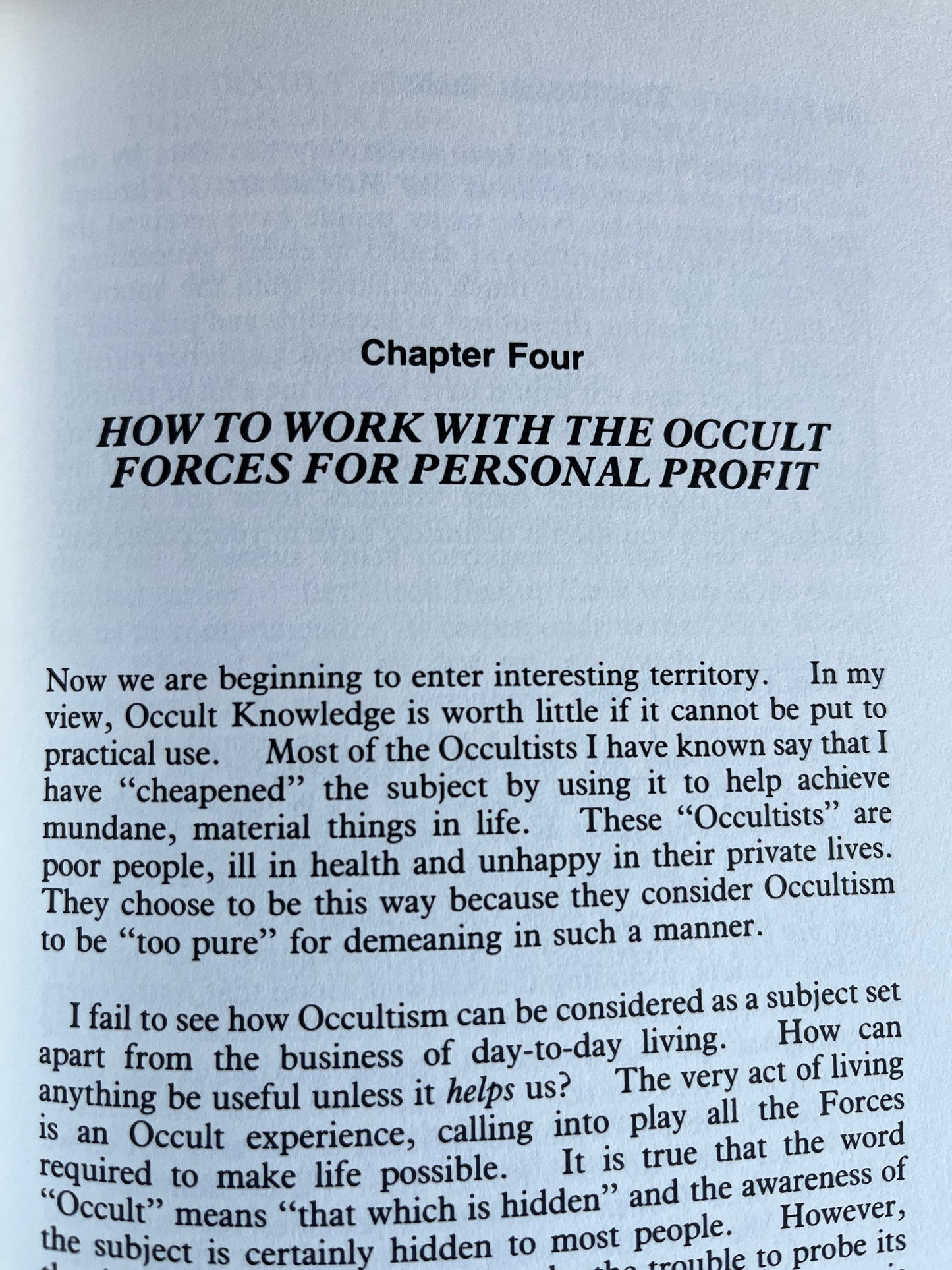Genuine Occultism: Its Theory and Practice - Wilfred Jenkins (Finbarr First Edition 1984)