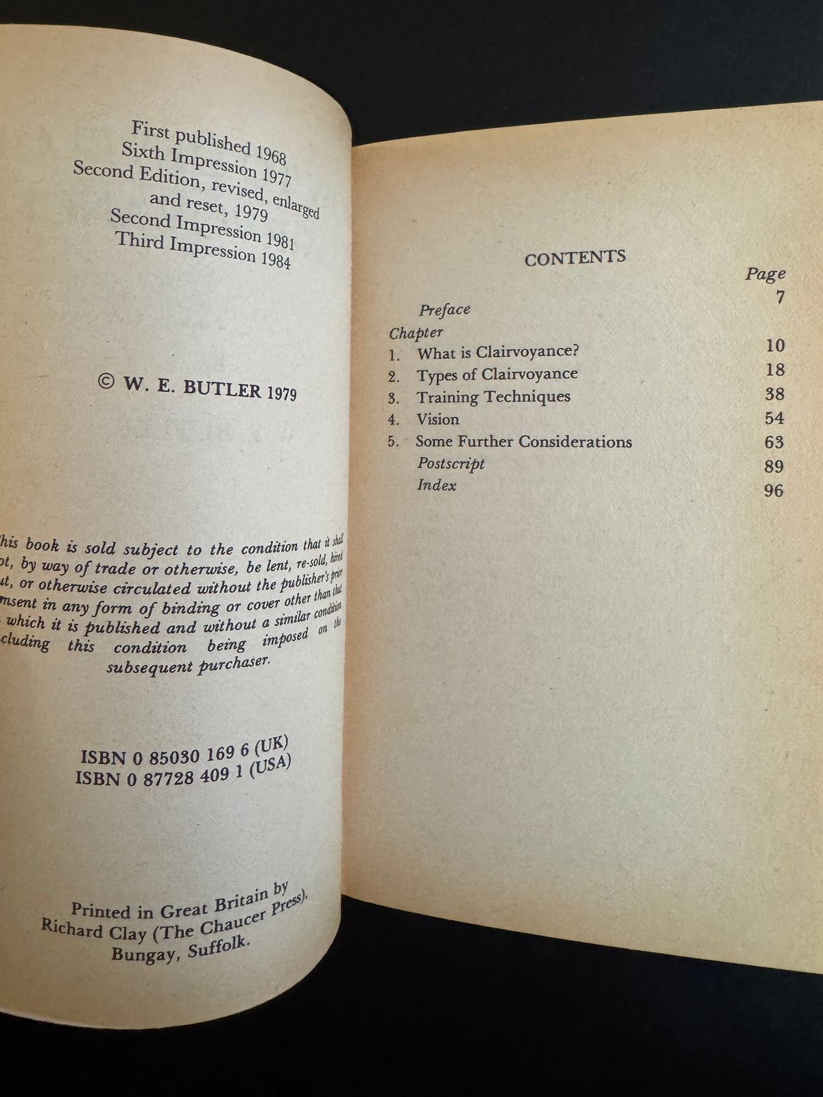 How to Develop Clairvoyance - W. E. Butler