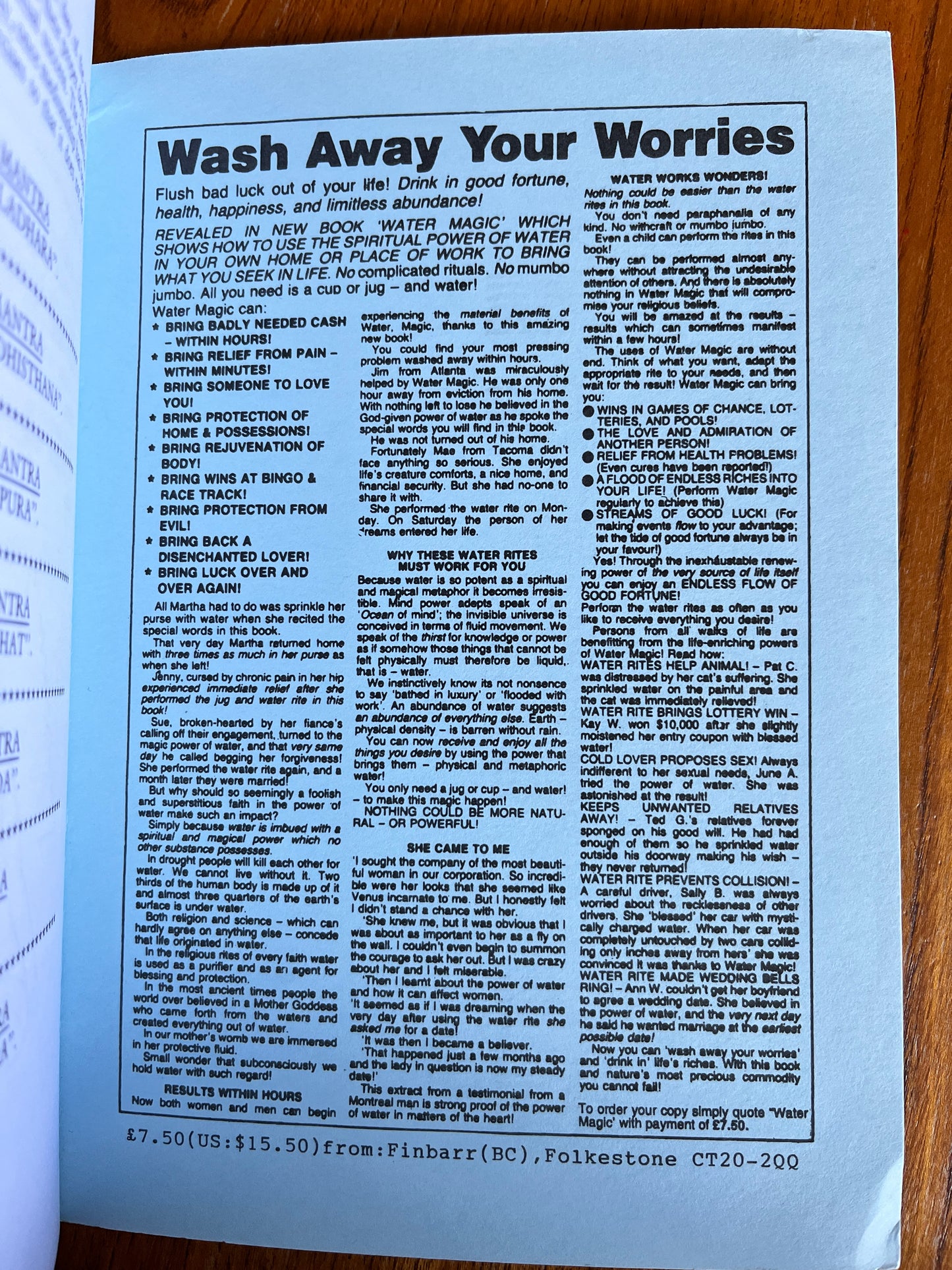 Powerful Magic Words: Fulfil You Fondest Dreams - J. Pike (Finbarr First Edition 1991)