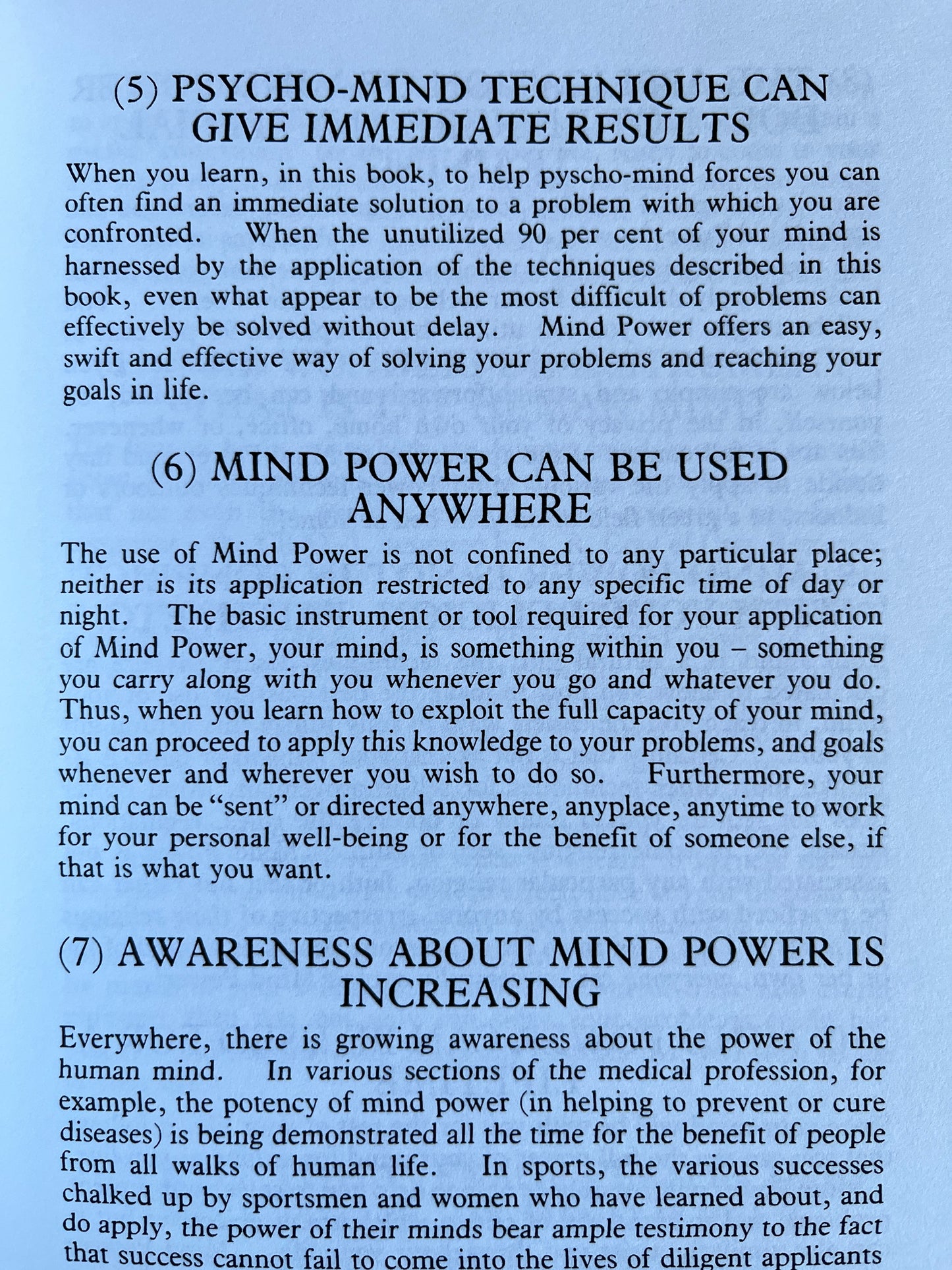 Proven Psycho-Mind Techniques - Marcus T. Bottomley (Finbarr First Edition 1991)