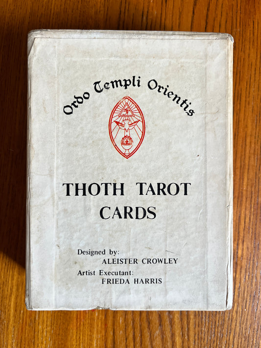 Thoth Tarot Cards with Book - Aleister Crowley & Frieda Harris (Samuel Weiser Edition 1973 - "Version B")