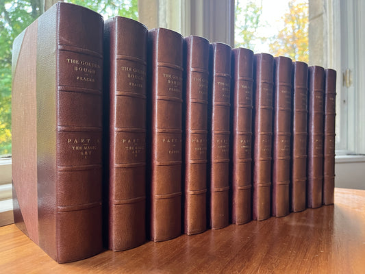 The Golden Bough (third edition, deluxe Bayntun binding 1911-1915) - James George Frazer