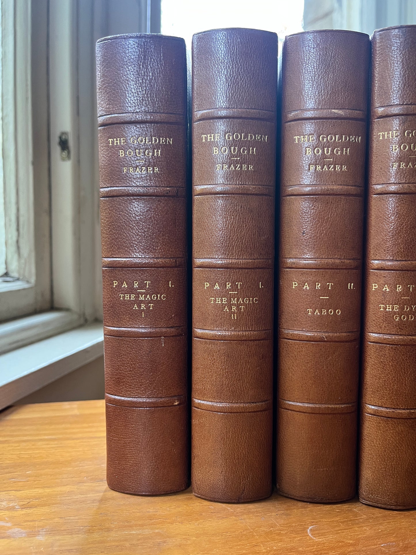 The Golden Bough (third edition, deluxe Bayntun binding 1911-1915) - James George Frazer