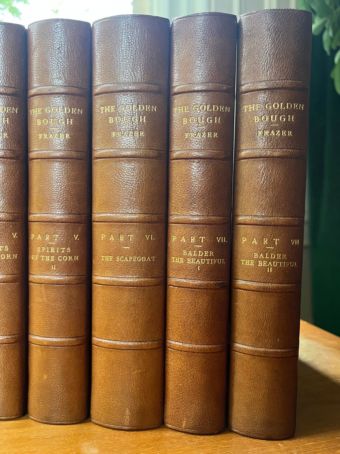 The Golden Bough (third edition, deluxe Bayntun binding 1911-1915) - James George Frazer