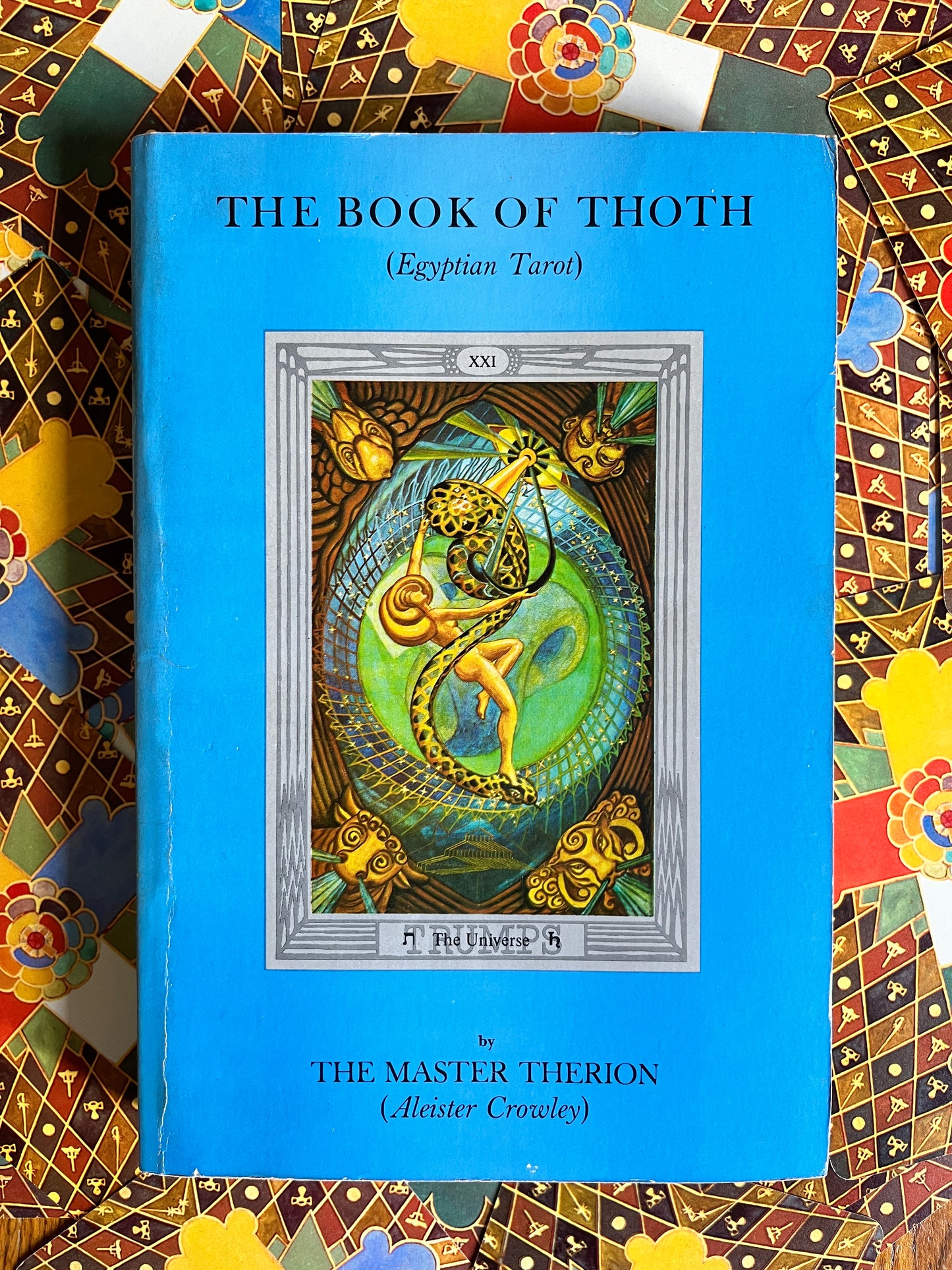 Thoth Tarot Cards with Book - Aleister Crowley & Frieda Harris (Samuel Weiser Edition 1973 - "Version B")