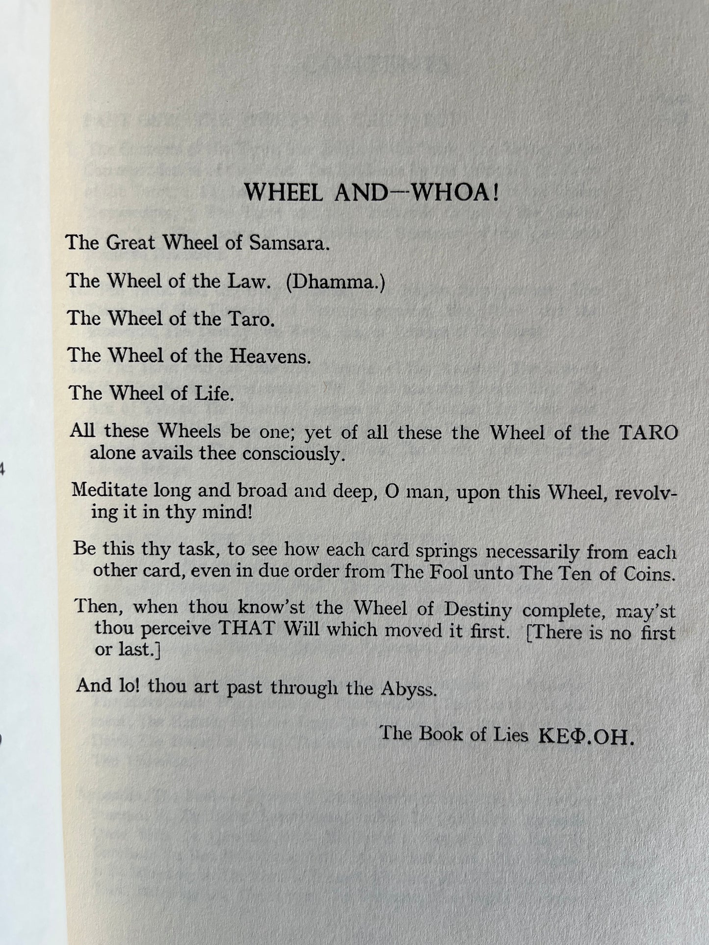 Thoth Tarot Cards with Book - Aleister Crowley & Frieda Harris (Samuel Weiser Edition 1973 - "Version B")