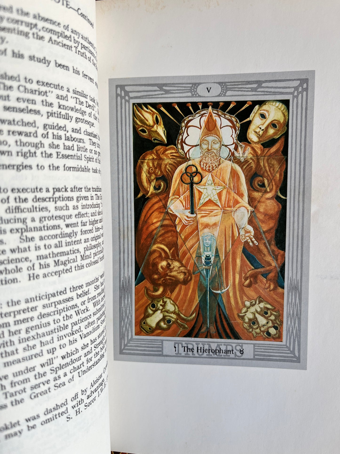 Thoth Tarot Cards with Book - Aleister Crowley & Frieda Harris (Samuel Weiser Edition 1973 - "Version B")