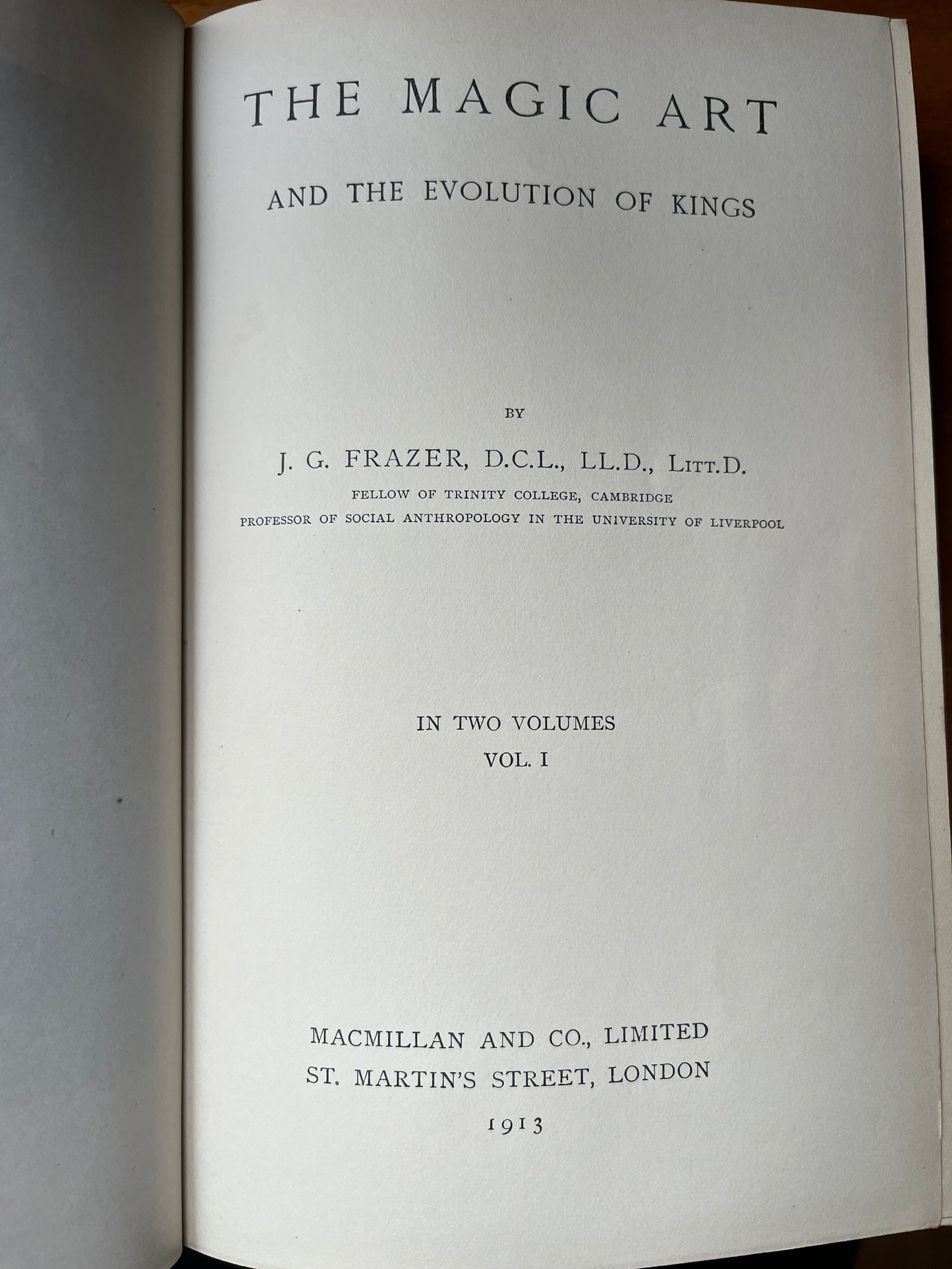 The Golden Bough (third edition, deluxe Bayntun binding 1911-1915) - James George Frazer