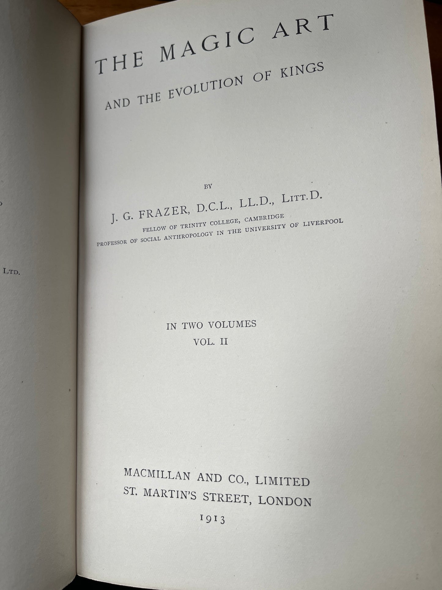 The Golden Bough (third edition, deluxe Bayntun binding 1911-1915) - James George Frazer