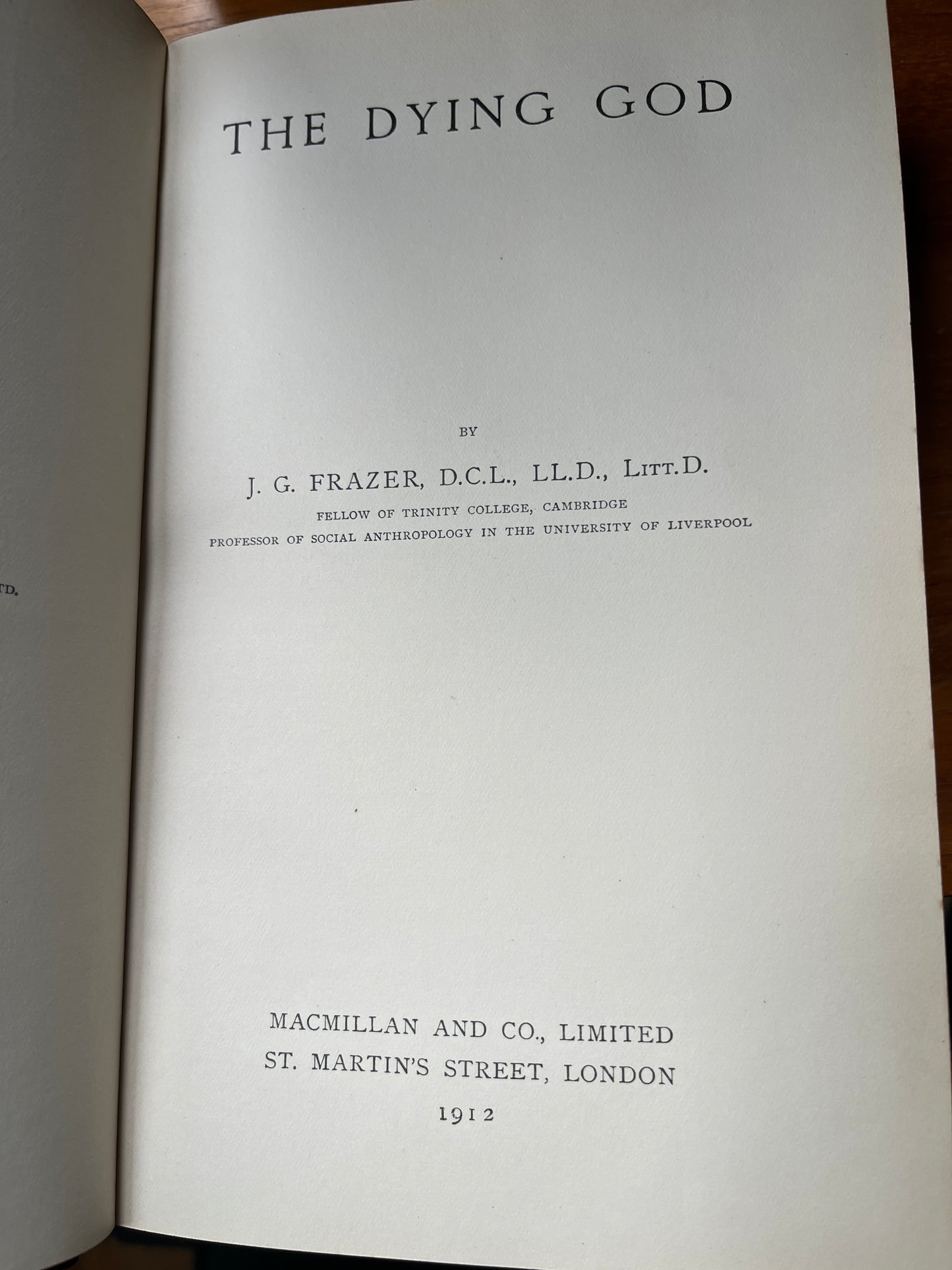The Golden Bough (third edition, deluxe Bayntun binding 1911-1915) - James George Frazer