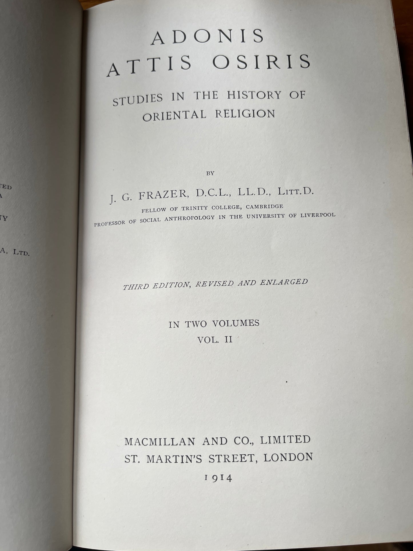 The Golden Bough (third edition, deluxe Bayntun binding 1911-1915) - James George Frazer