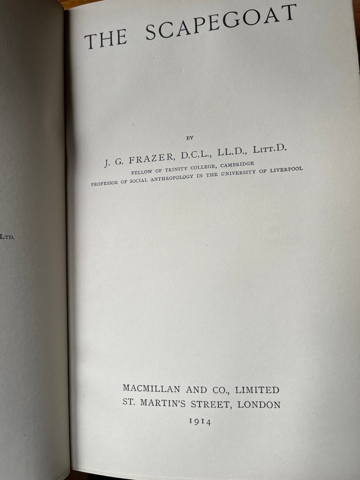 The Golden Bough (third edition, deluxe Bayntun binding 1911-1915) - James George Frazer