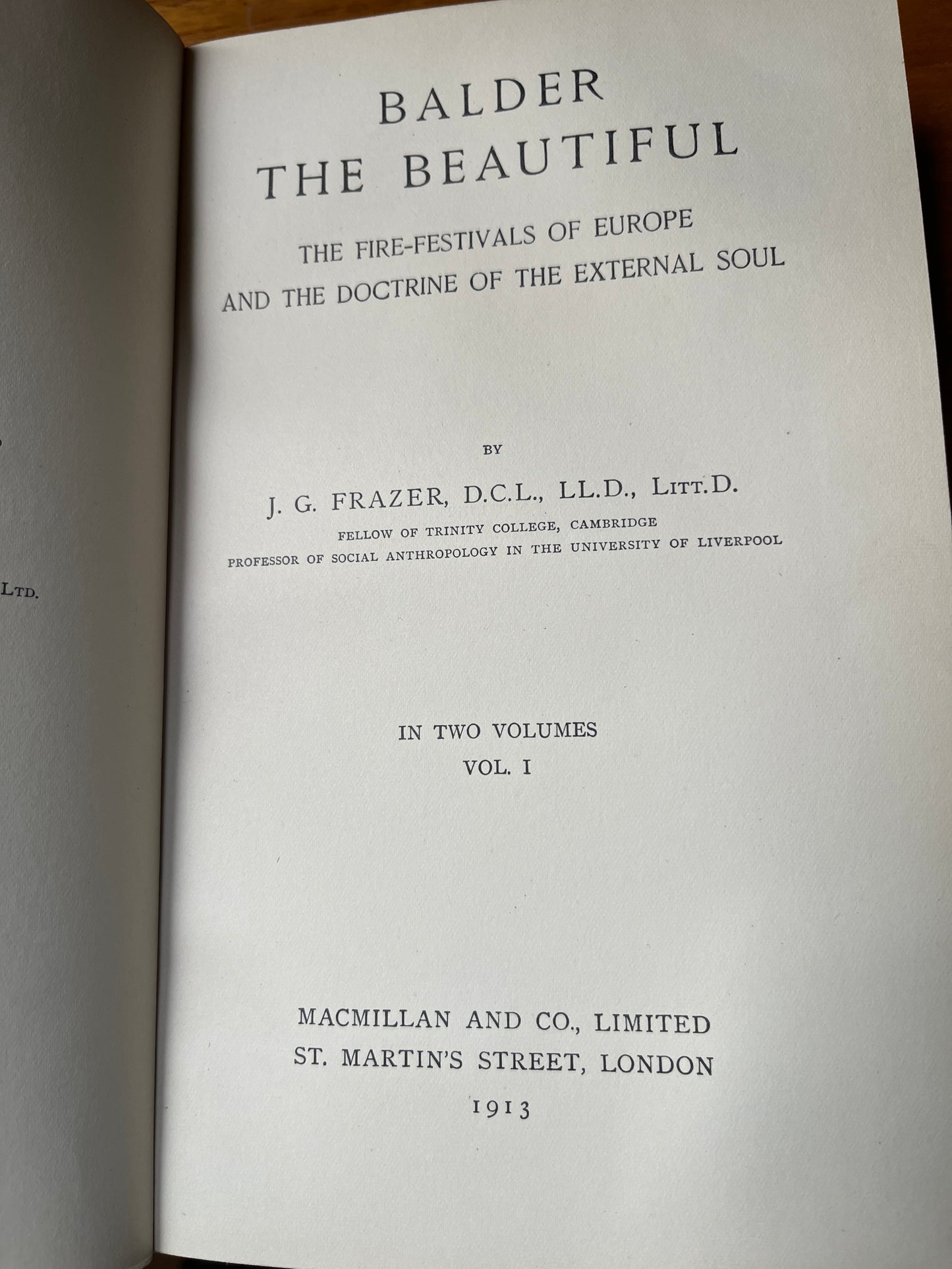 The Golden Bough (third edition, deluxe Bayntun binding 1911-1915) - James George Frazer