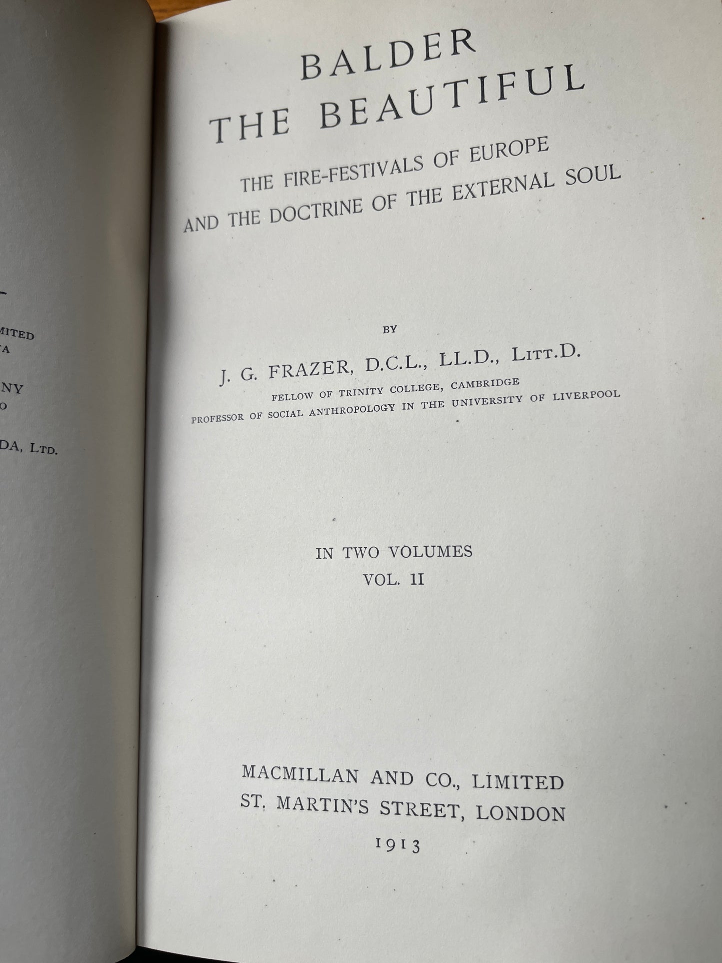 The Golden Bough (third edition, deluxe Bayntun binding 1911-1915) - James George Frazer